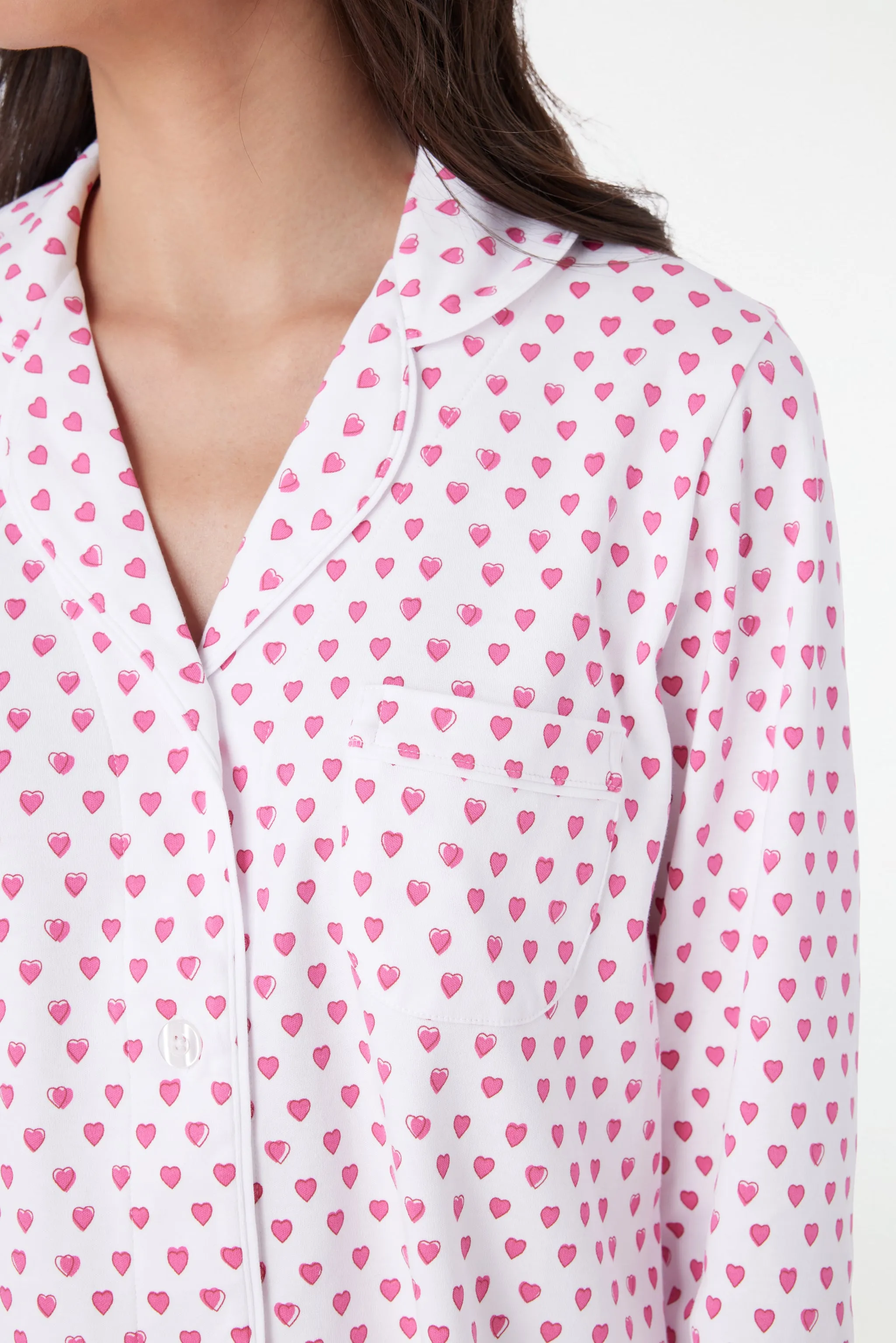 Hearts Paola Polo Pajamas sold by Roller Rabbit product image thumbnail 3