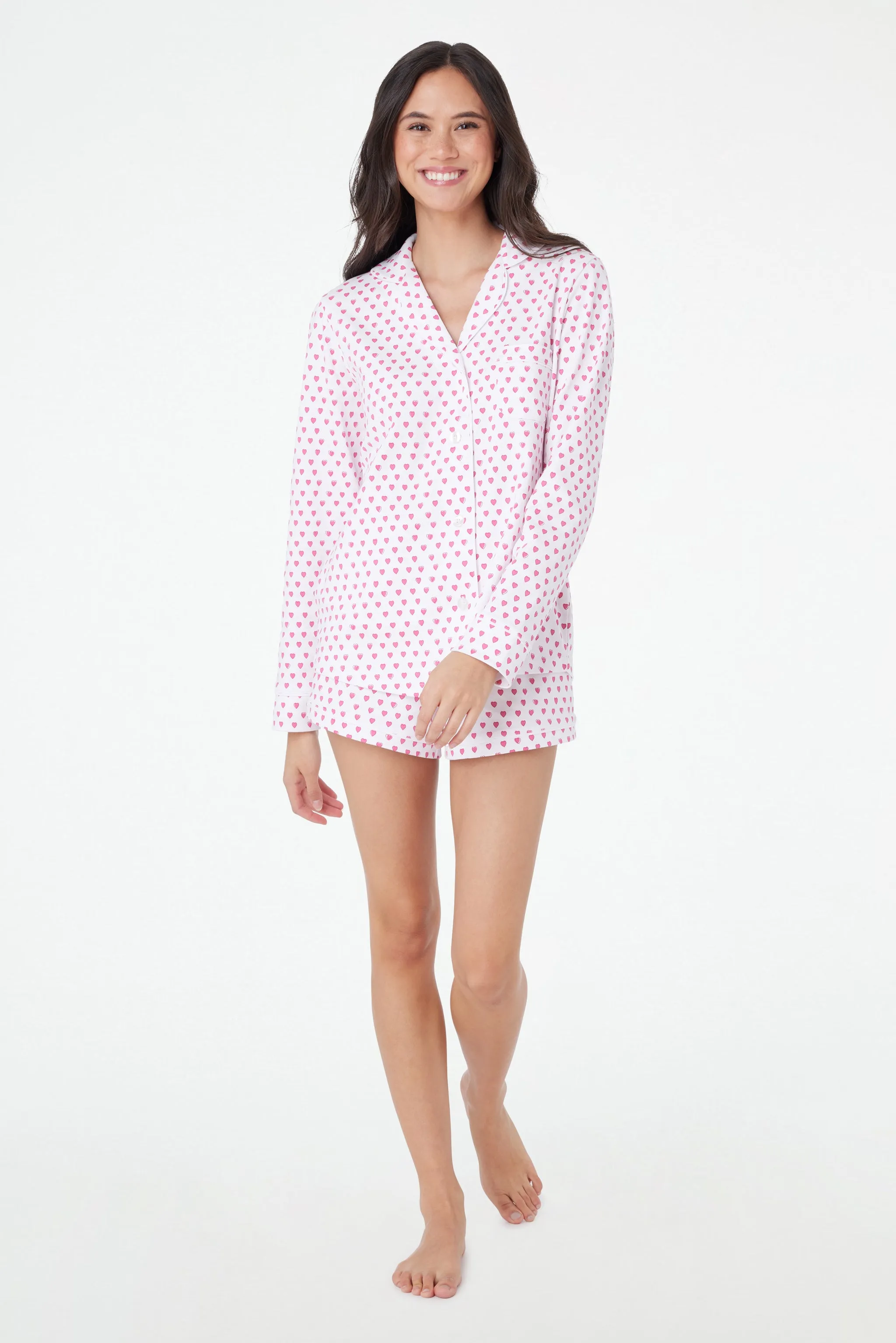 Hearts Paola Polo Pajamas sold by Roller Rabbit product image thumbnail 4