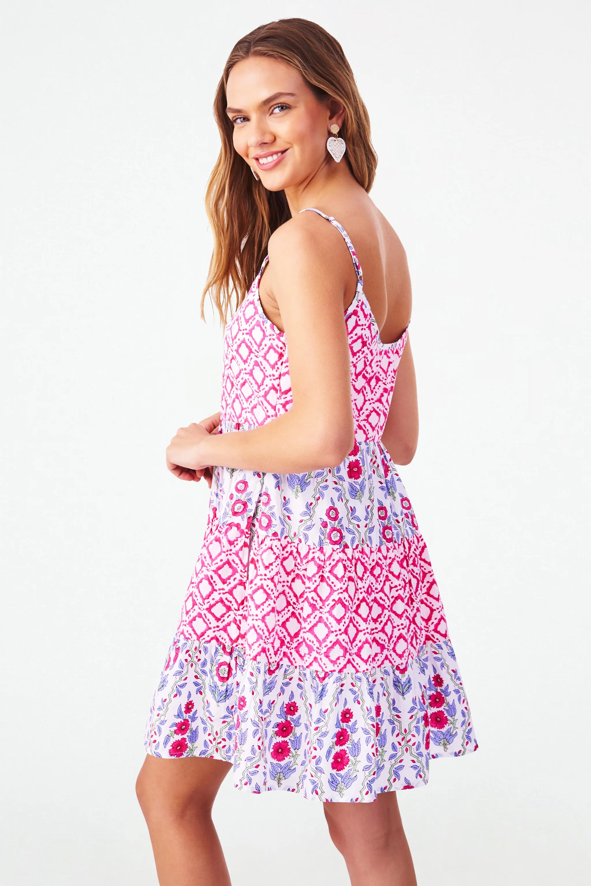 Ikat Trellis Beckett Dress sold by Roller Rabbit product image thumbnail 3