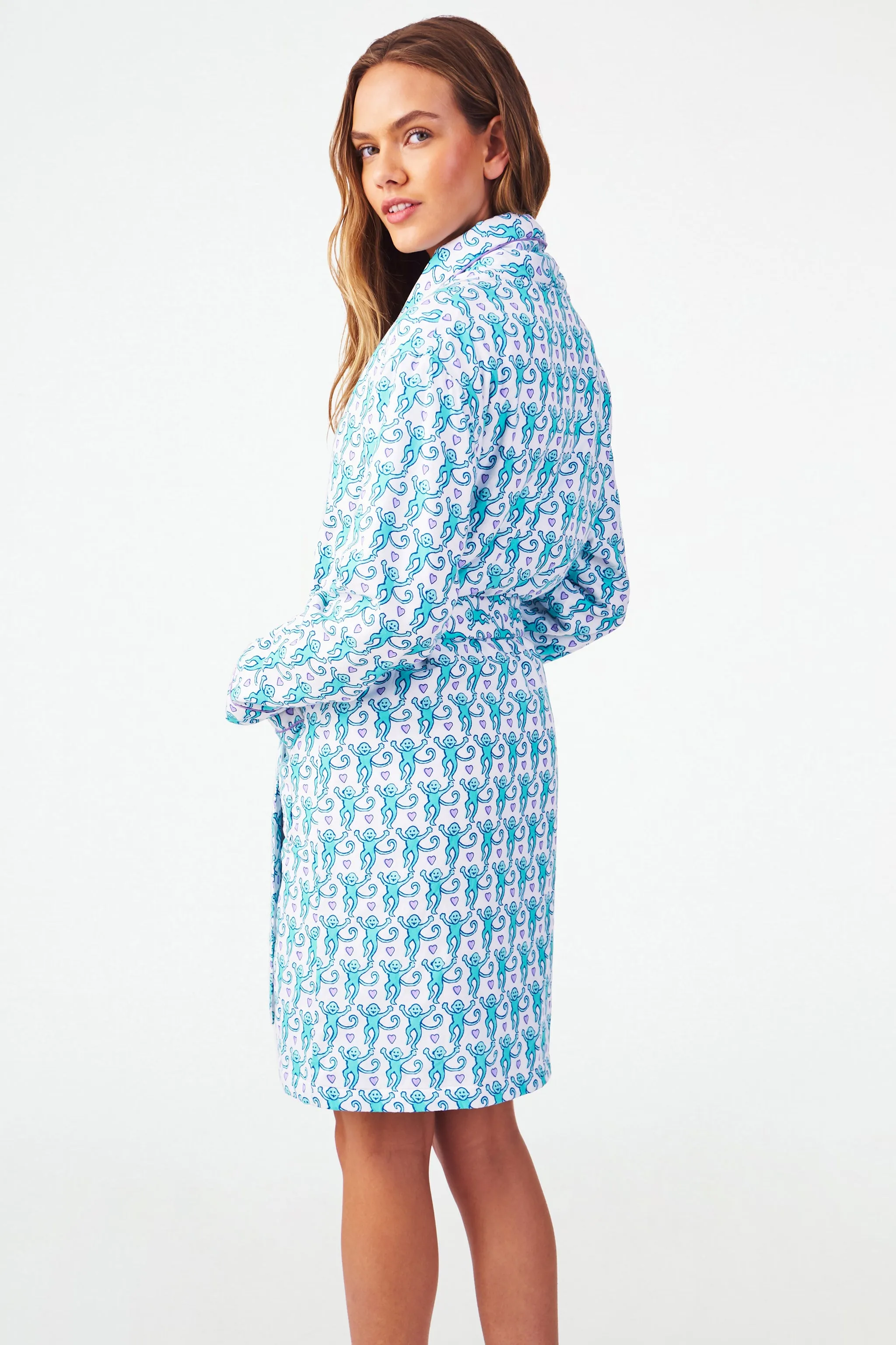 Lovely Monkey Cosmo Robe sold by Roller Rabbit product image thumbnail 5