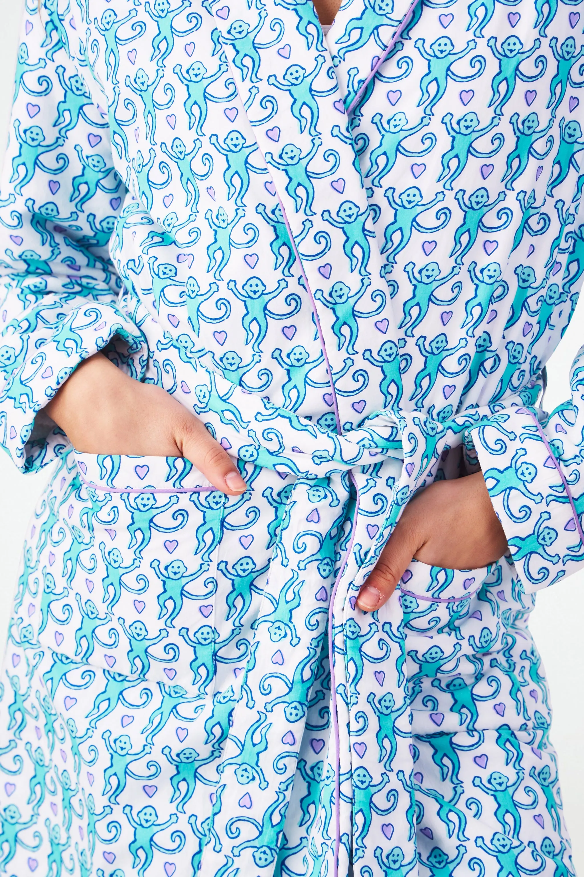 Lovely Monkey Cosmo Robe sold by Roller Rabbit product image thumbnail 3