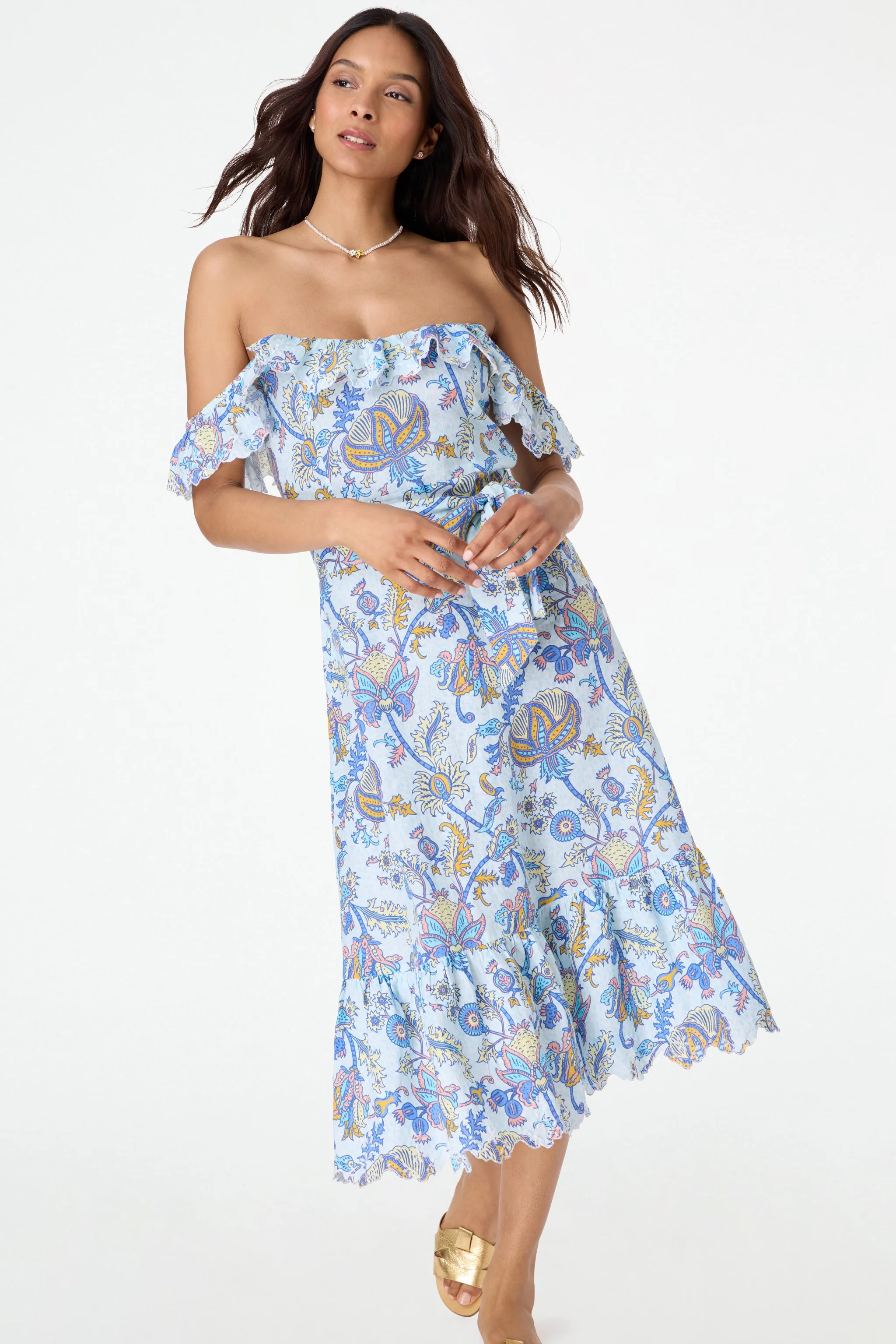 Textured Amanda Keira Dress sold by Roller Rabbit product image thumbnail 5