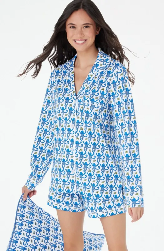Monkey Paola Polo Pajamas sold by Roller Rabbit