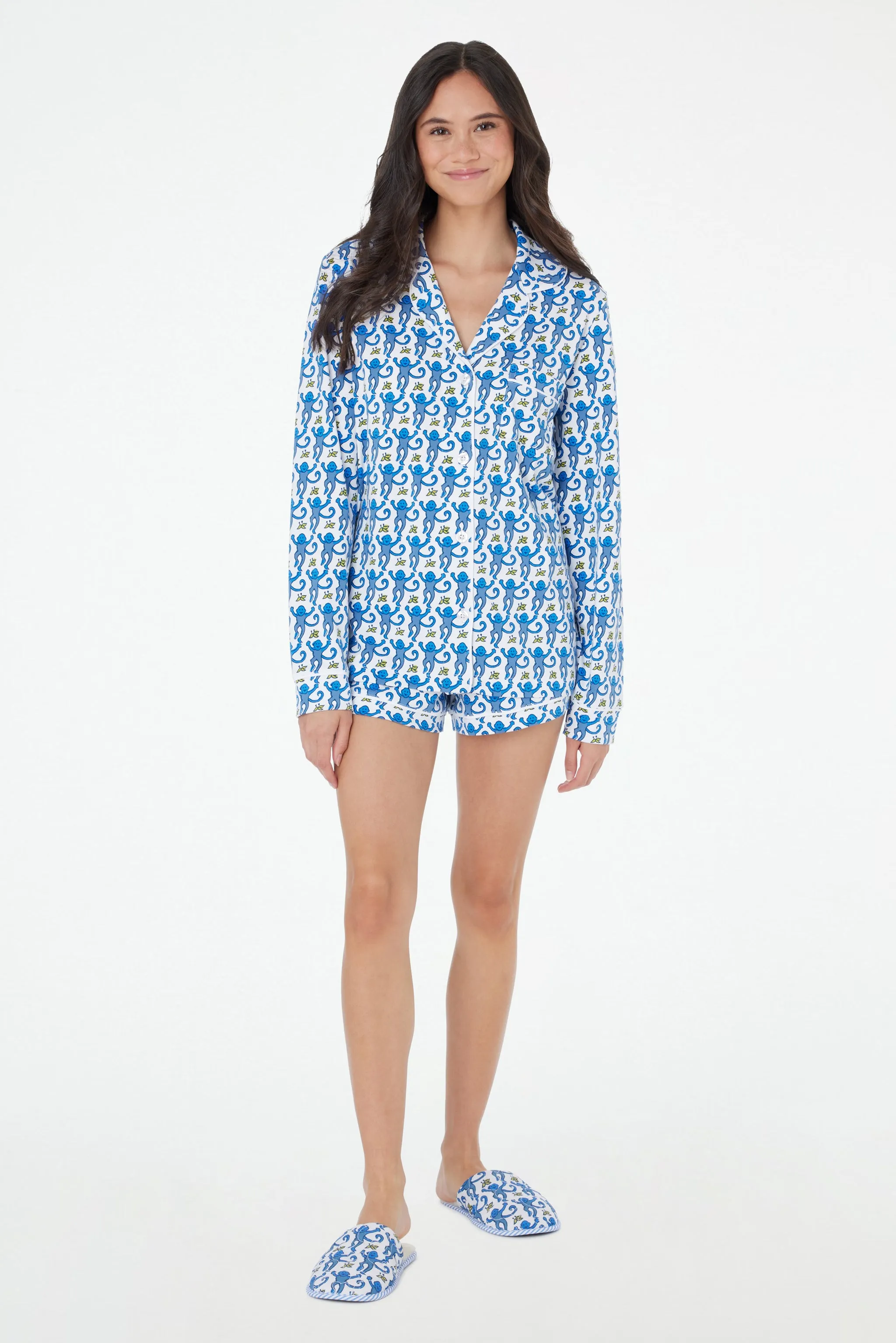 Monkey Paola Polo Pajamas sold by Roller Rabbit product image thumbnail 3