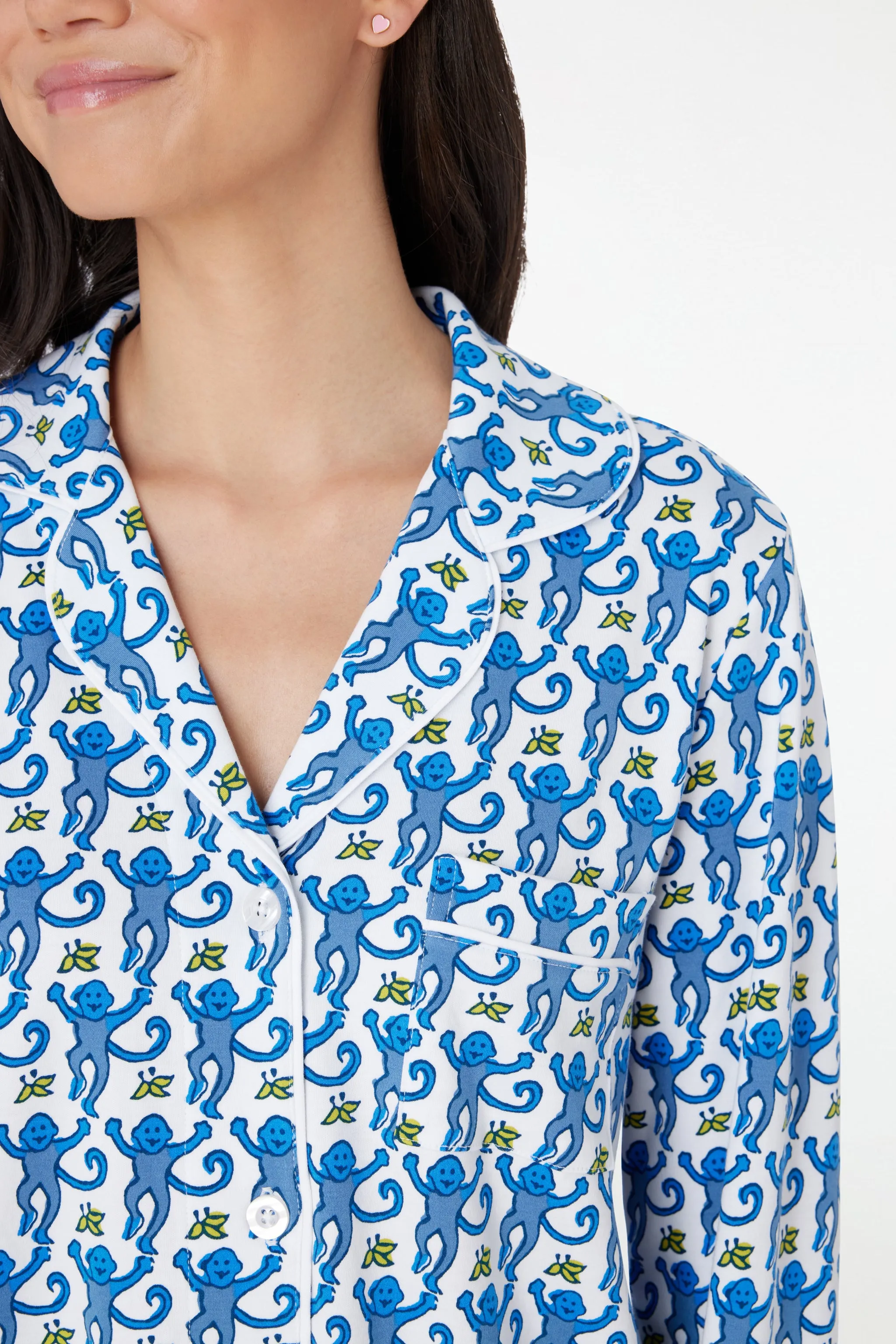 Monkey Paola Polo Pajamas sold by Roller Rabbit product image thumbnail 4