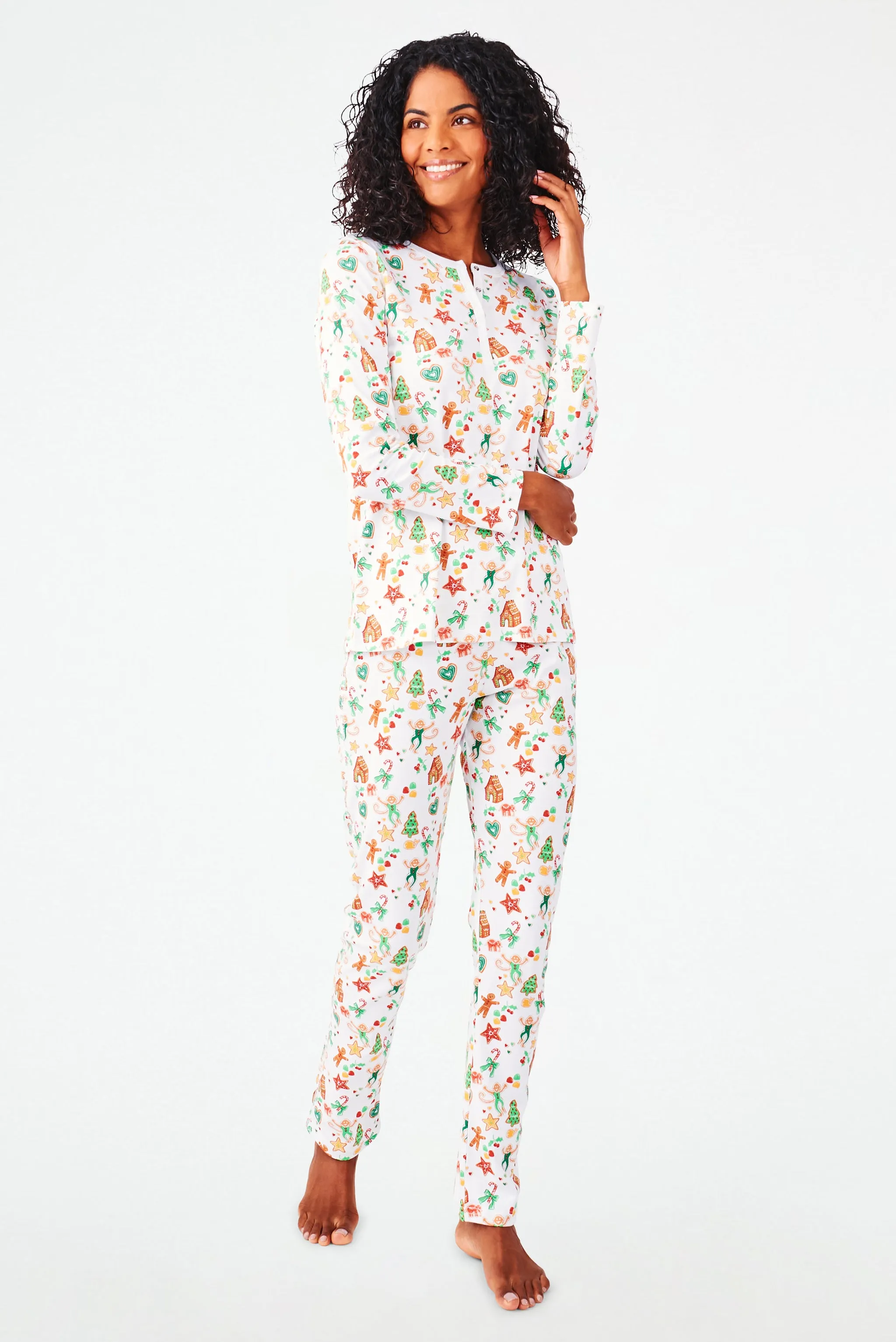Gingerbread Party Pajamas sold by Roller Rabbit product image thumbnail 4