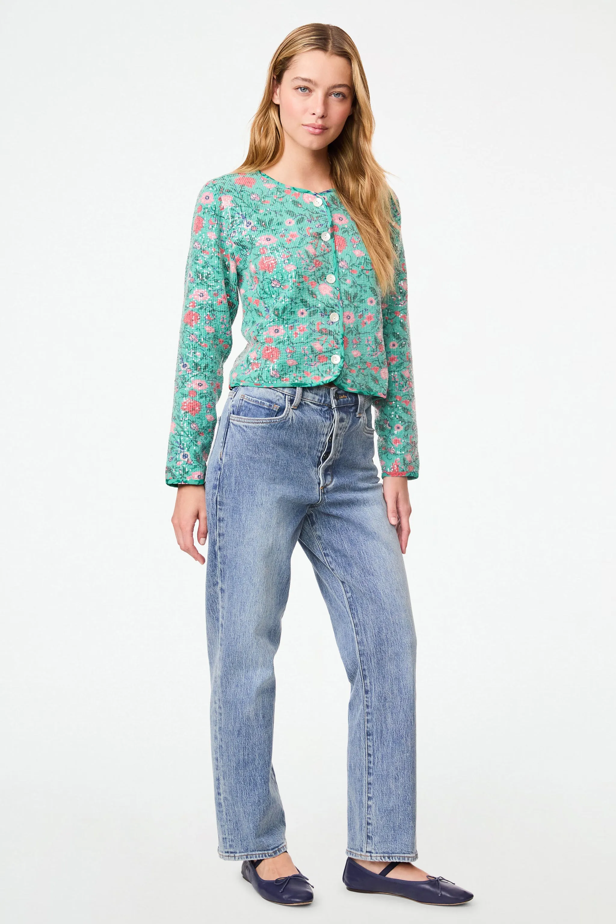 Pavone Floral Rosana Jacket sold by Roller Rabbit product image thumbnail 3