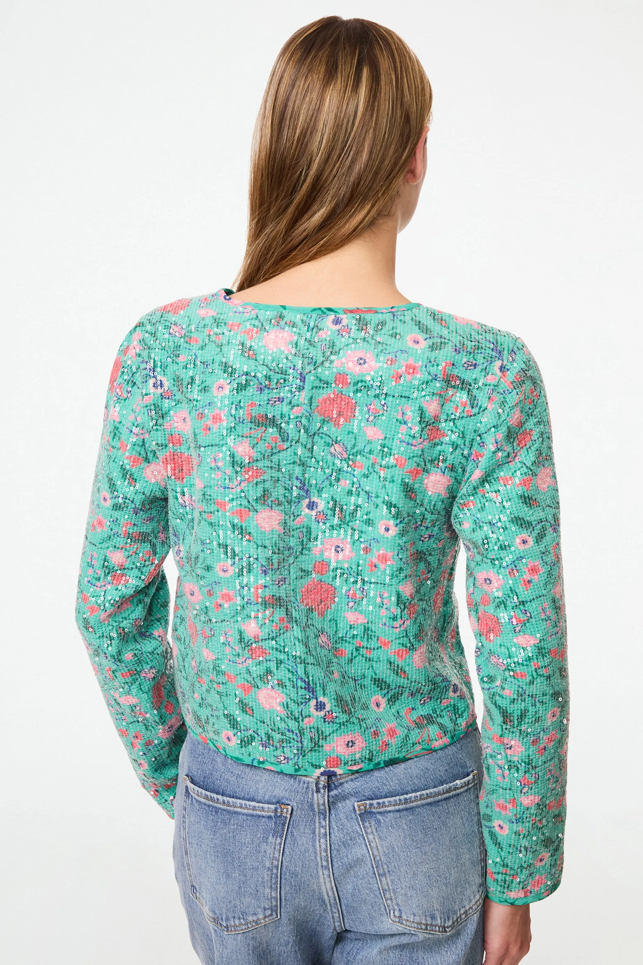 Pavone Floral Rosana Jacket sold by Roller Rabbit product image thumbnail 5