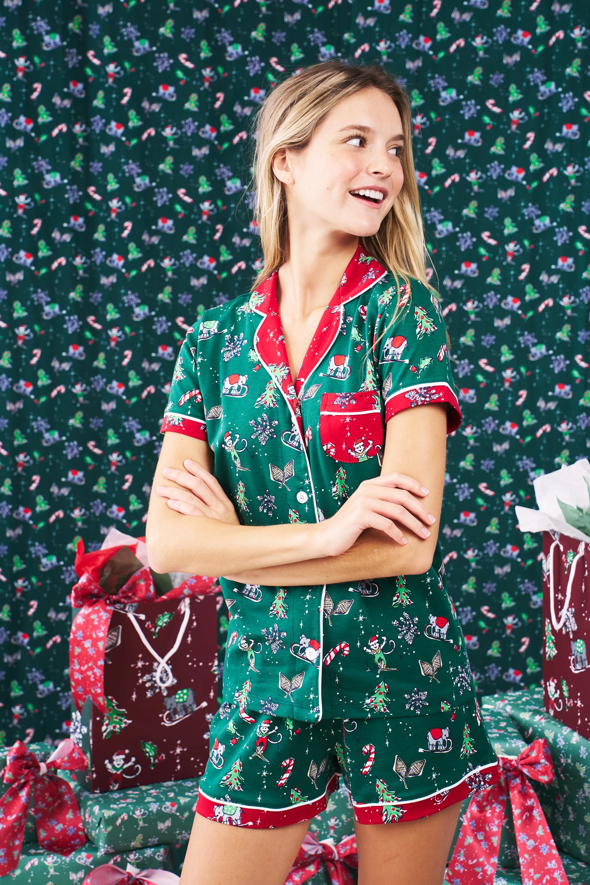 Snow Day Polo Pajamas sold by Roller Rabbit product image thumbnail 2