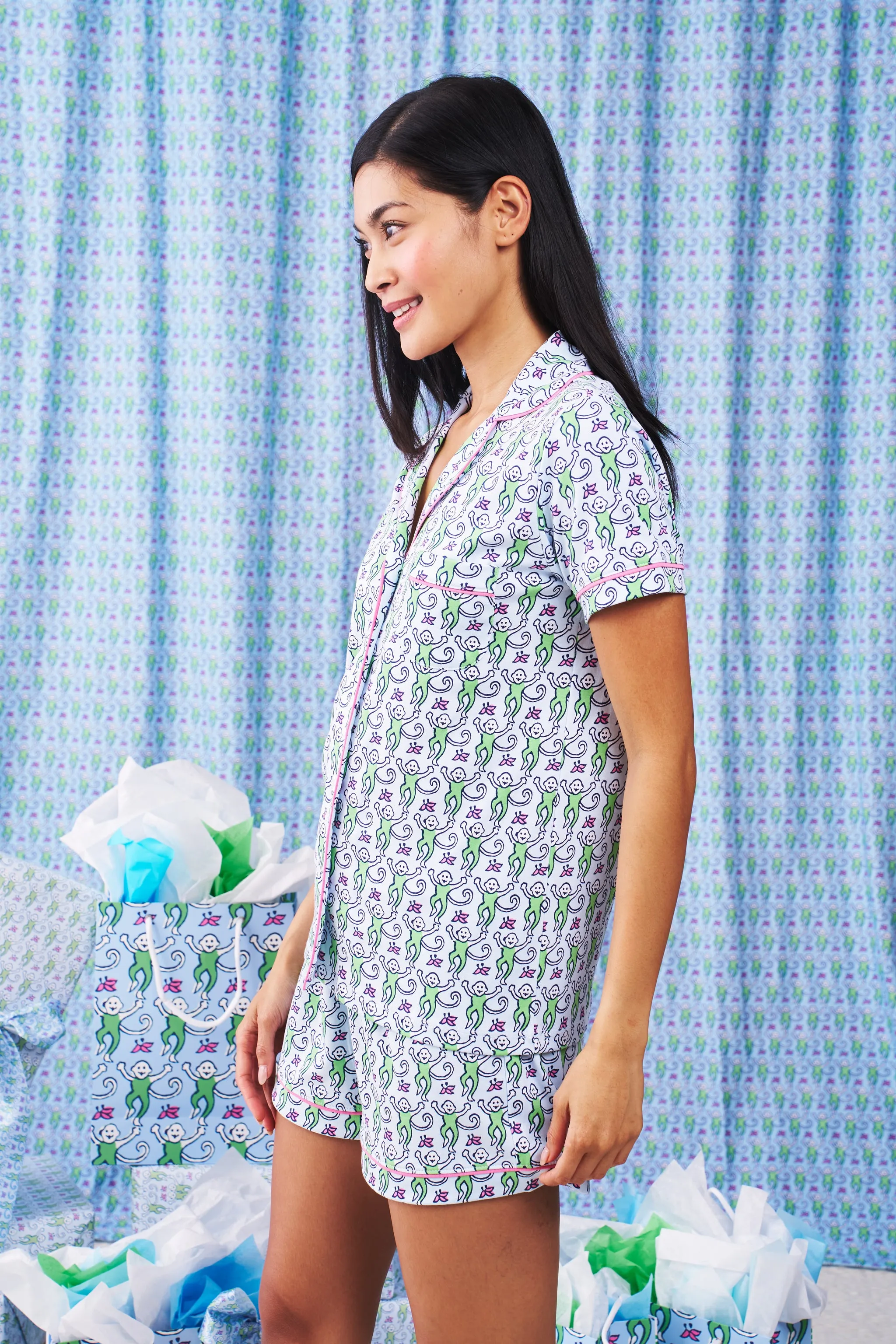 Monkey Polo Pajamas sold by Roller Rabbit product image thumbnail 4