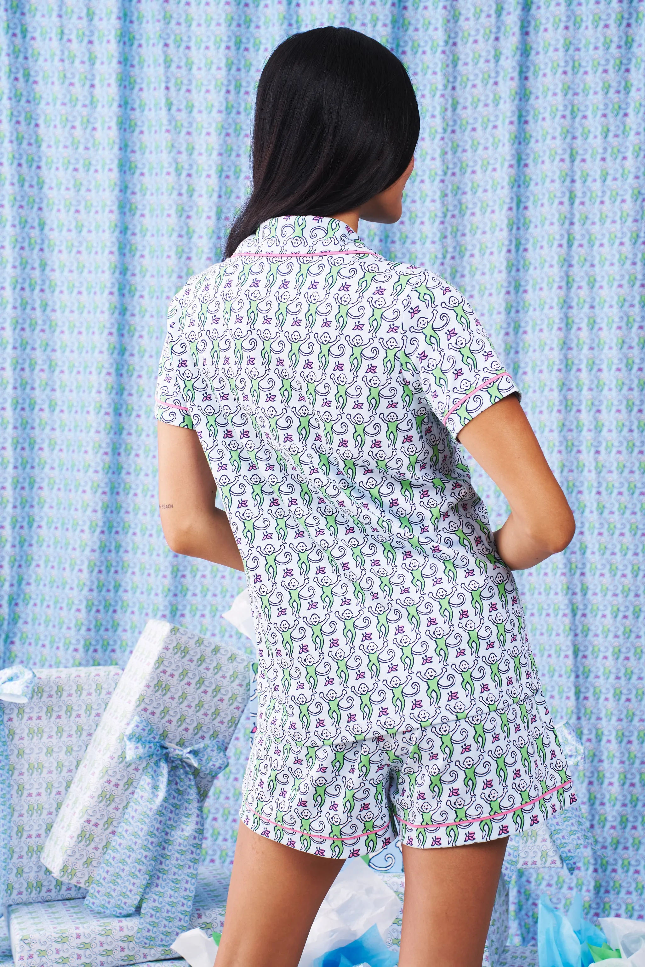 Monkey Polo Pajamas sold by Roller Rabbit product image thumbnail 5