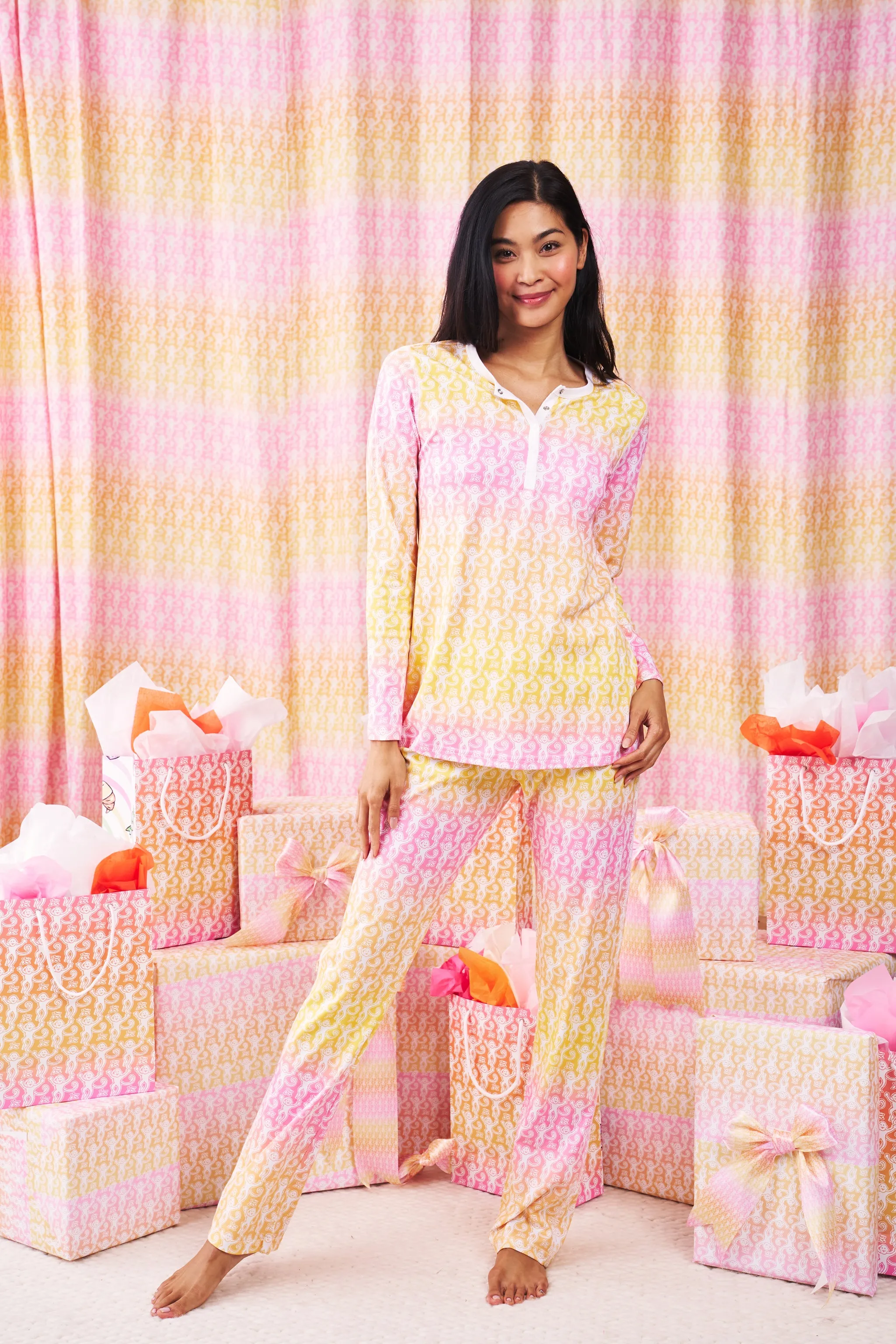 Ombre Monkey Pajamas sold by Roller Rabbit product image thumbnail 3