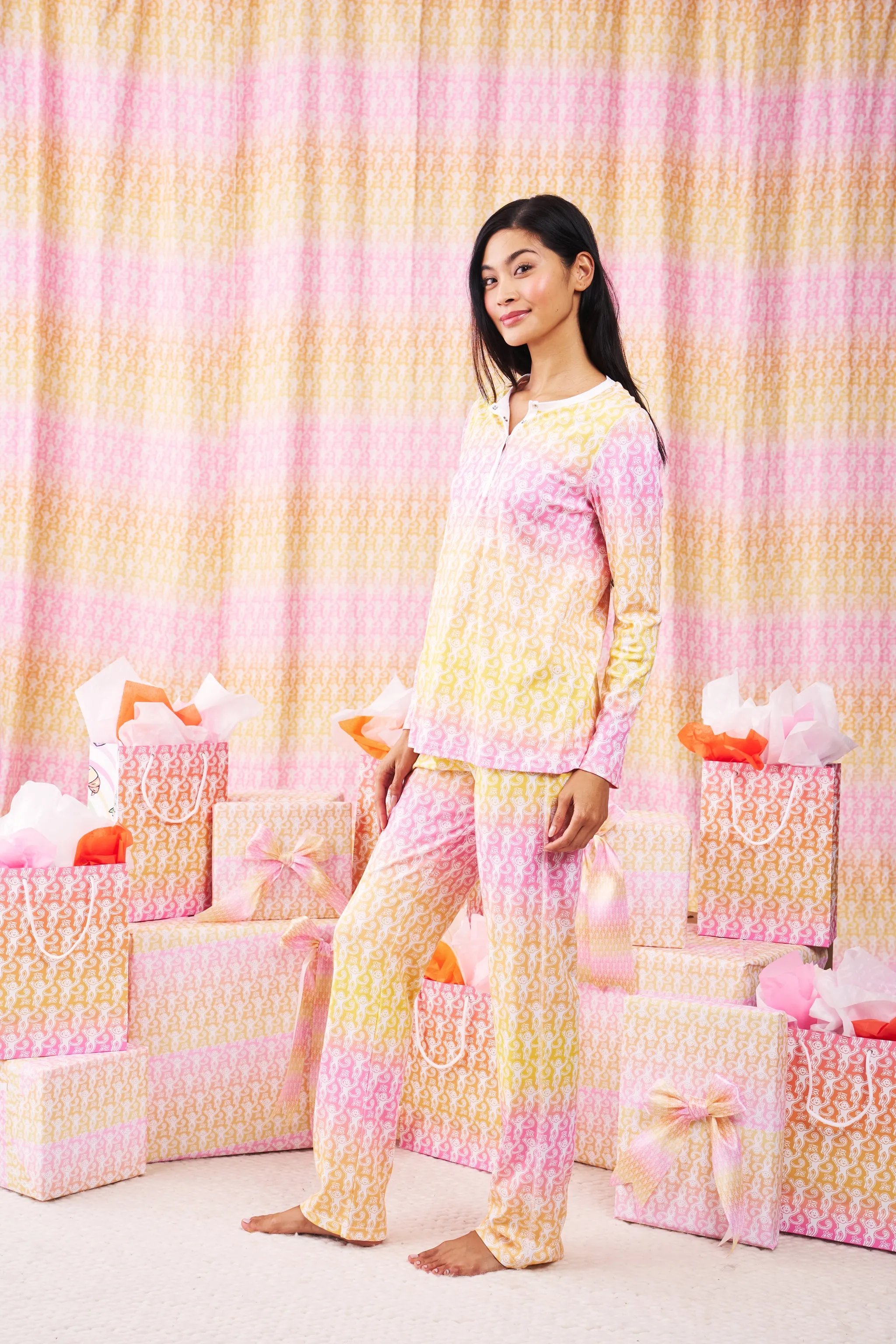 Ombre Monkey Pajamas sold by Roller Rabbit product image thumbnail 5