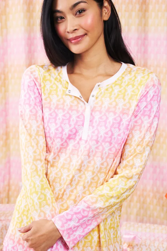 Ombre Monkey Pajamas sold by Roller Rabbit