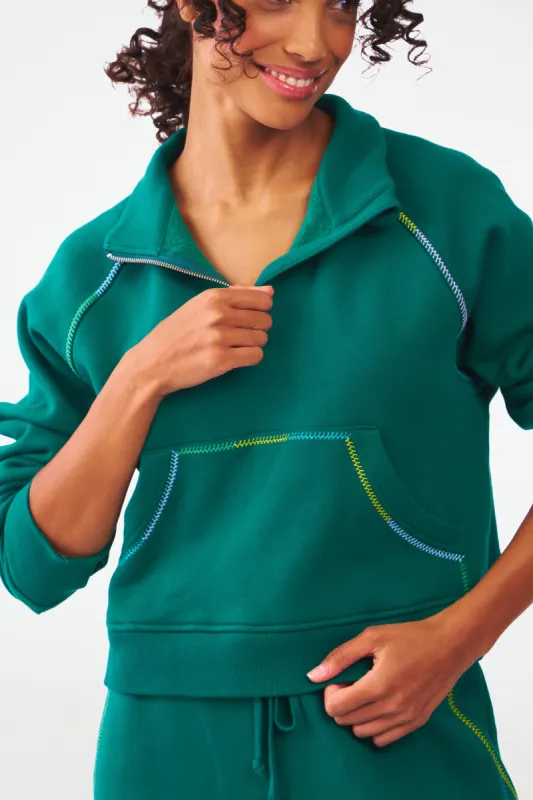 Monkey Embroidered Hudson Sweatshirt sold by Roller Rabbit