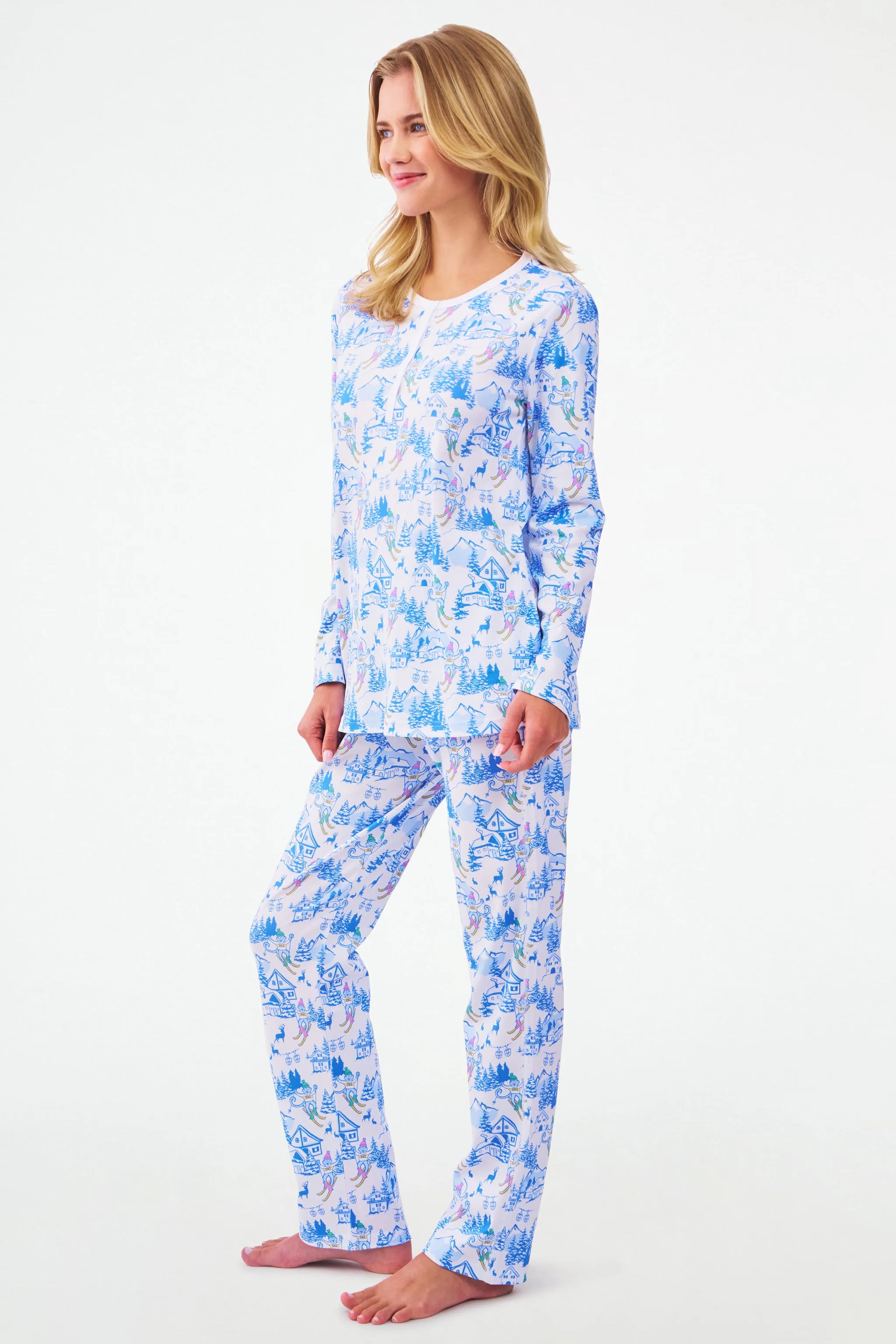 Ski Toile Pajamas sold by Roller Rabbit product image thumbnail 4