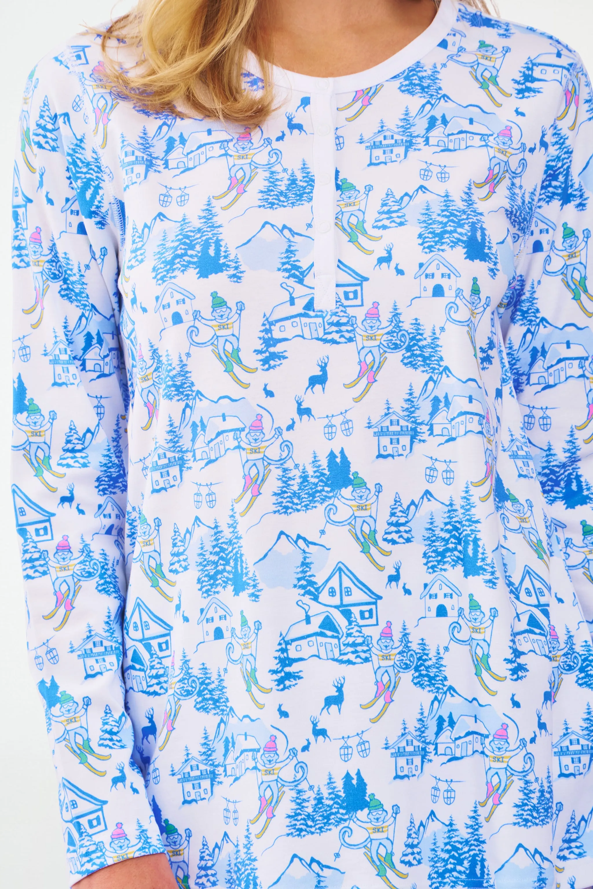 Ski Toile Pajamas sold by Roller Rabbit product image thumbnail 2