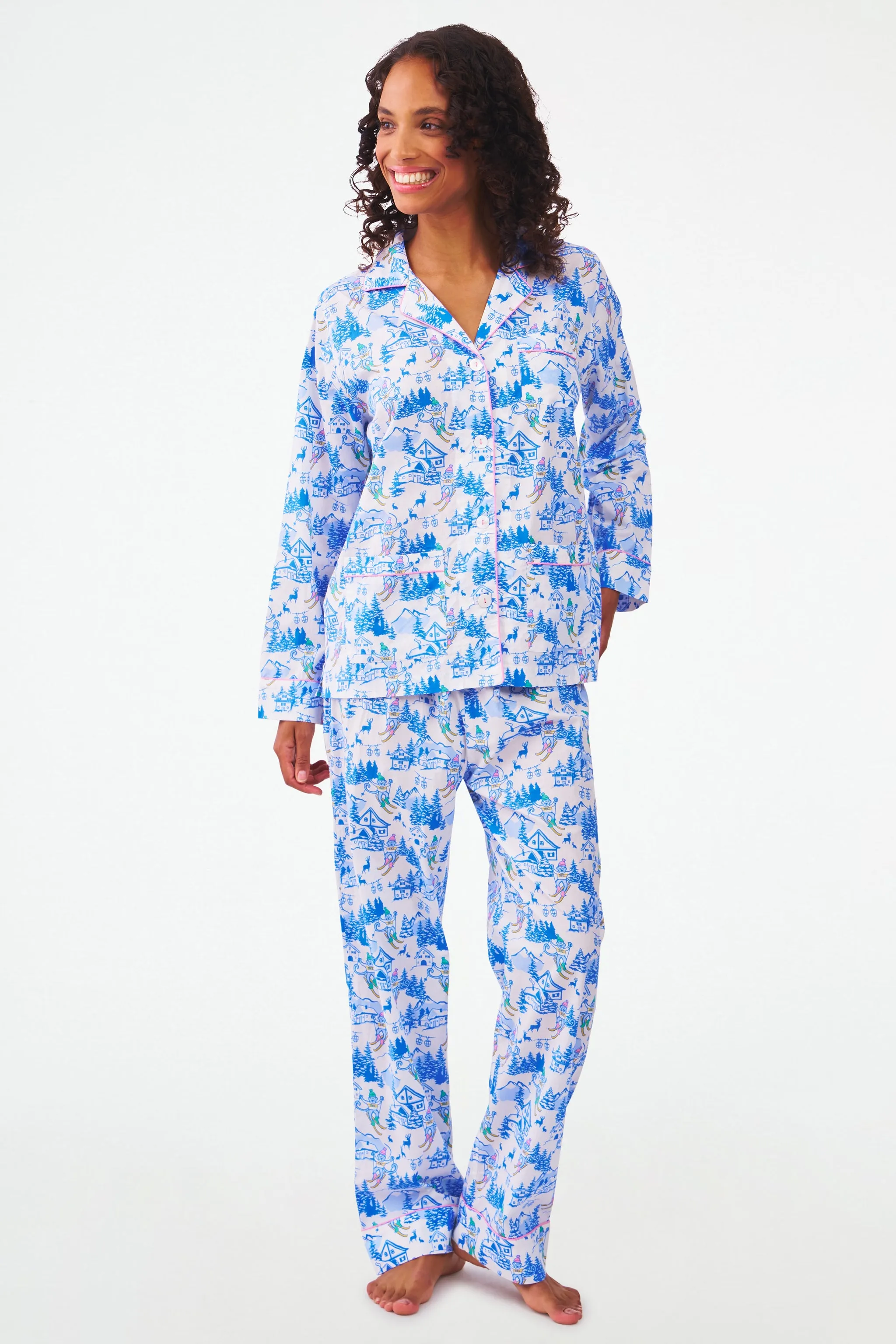 Ski Toile Loungewear sold by Roller Rabbit product image thumbnail 3