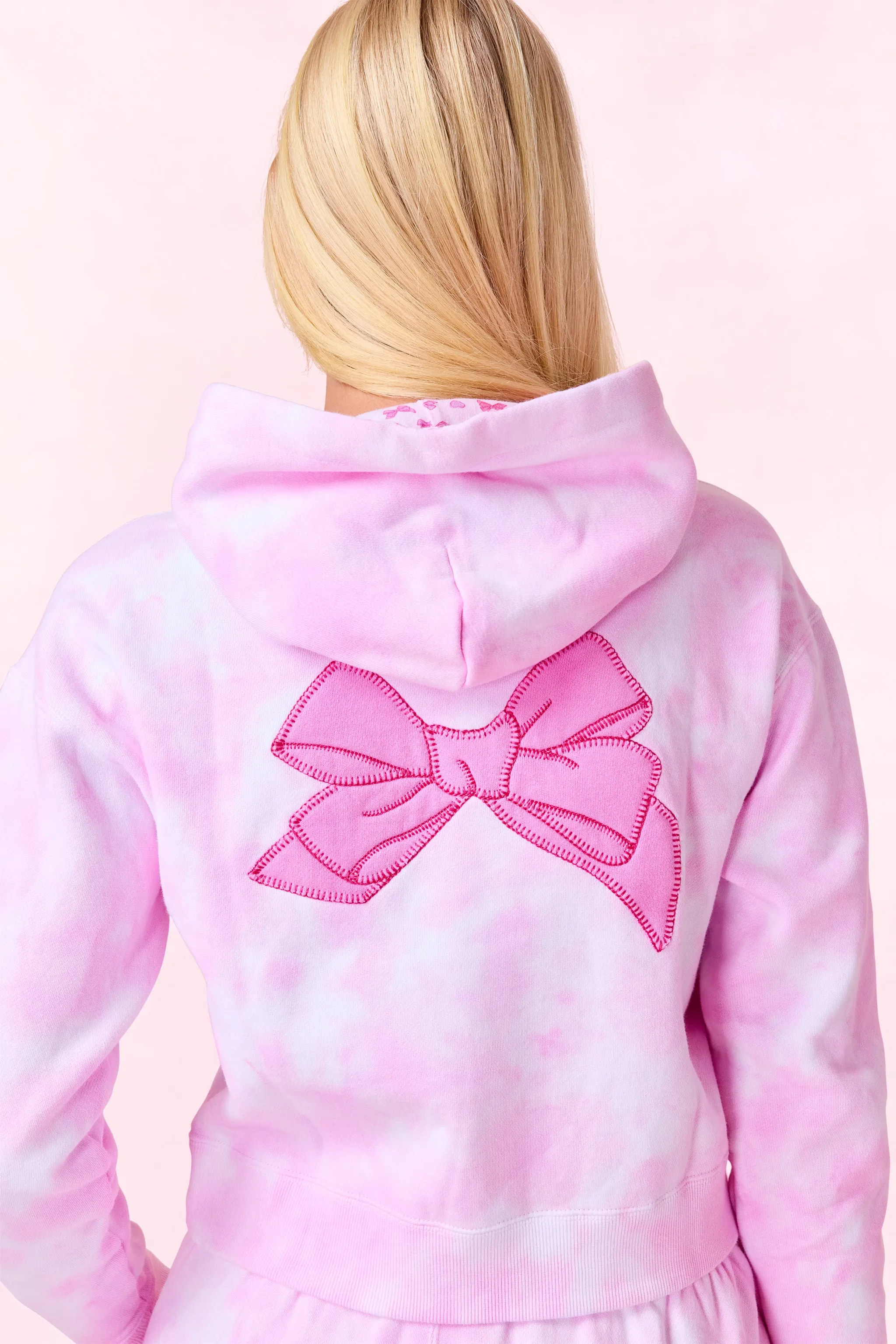 Disco Bow Cropped Hoodie sold by Roller Rabbit product image thumbnail 4