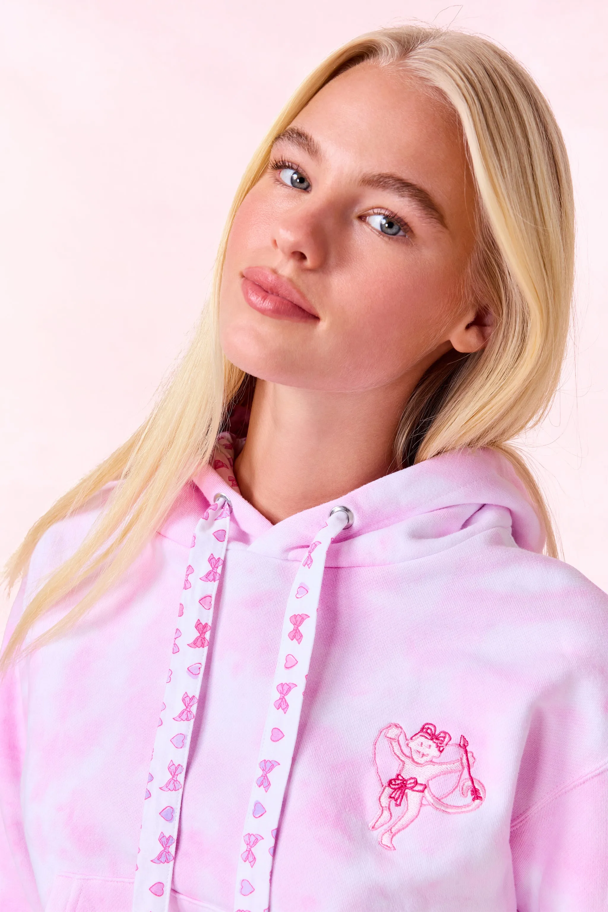 Disco Bow Cropped Hoodie sold by Roller Rabbit product image thumbnail 2