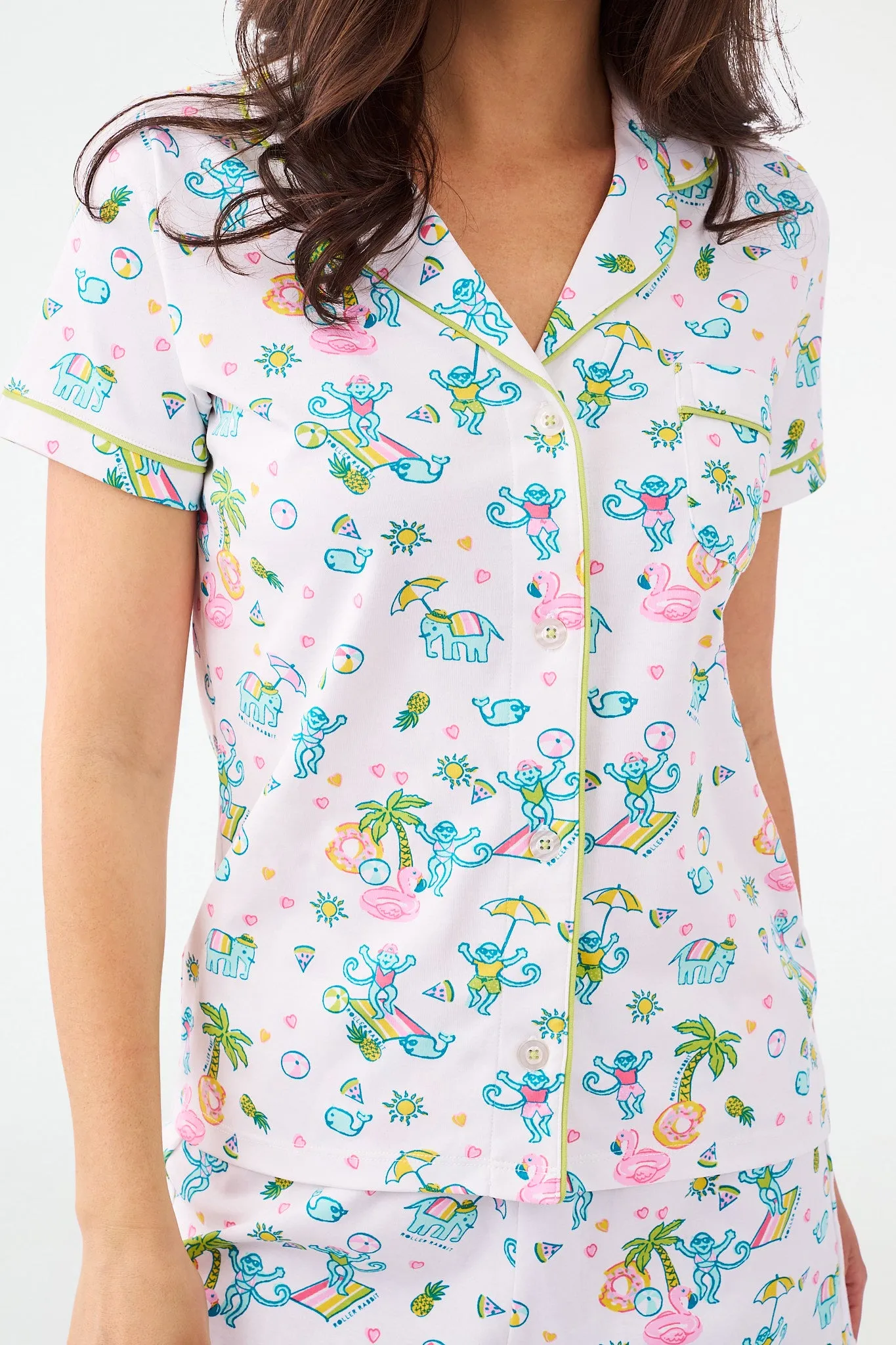 Pool Party Polo Pajamas sold by Roller Rabbit product image thumbnail 3