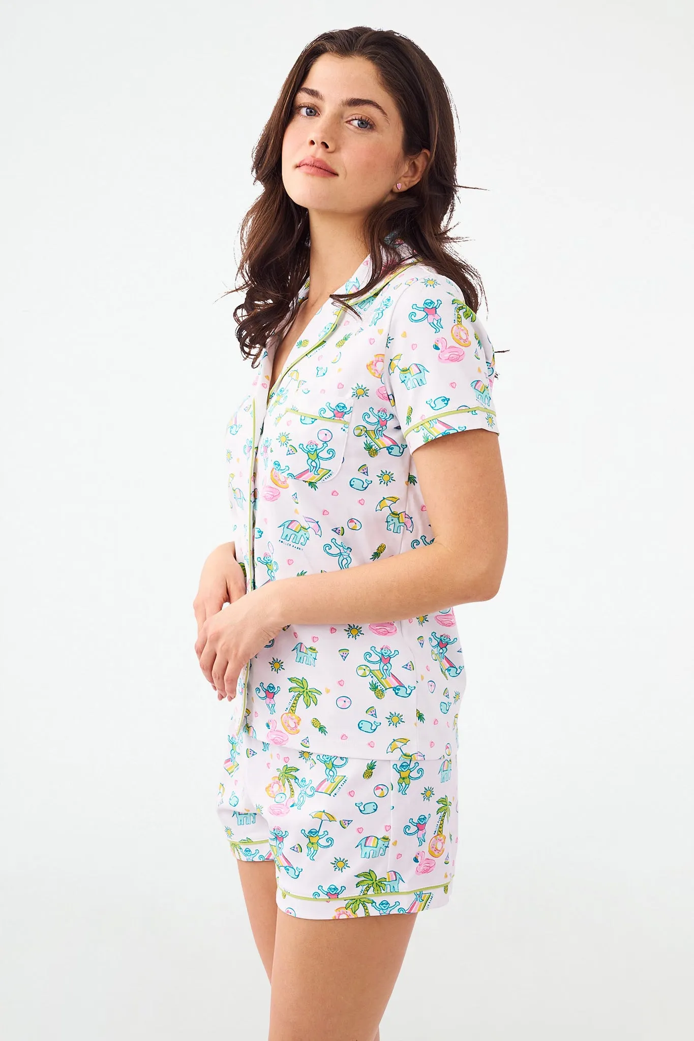 Pool Party Polo Pajamas sold by Roller Rabbit product image thumbnail 4