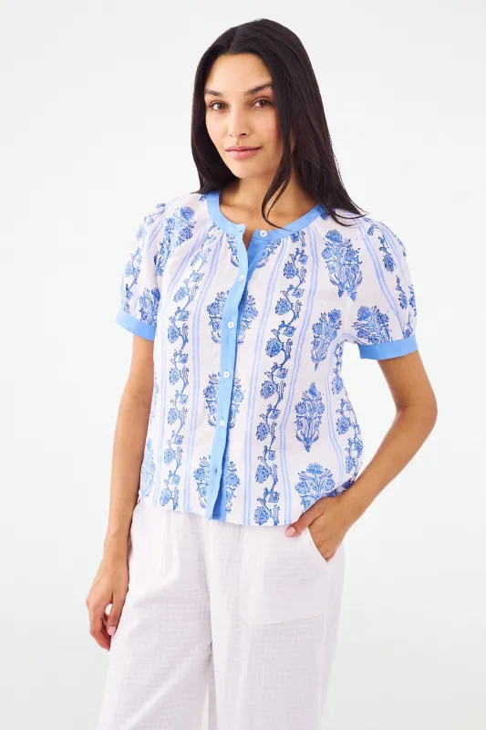 Lily Stripe Dorian Top sold by Roller Rabbit