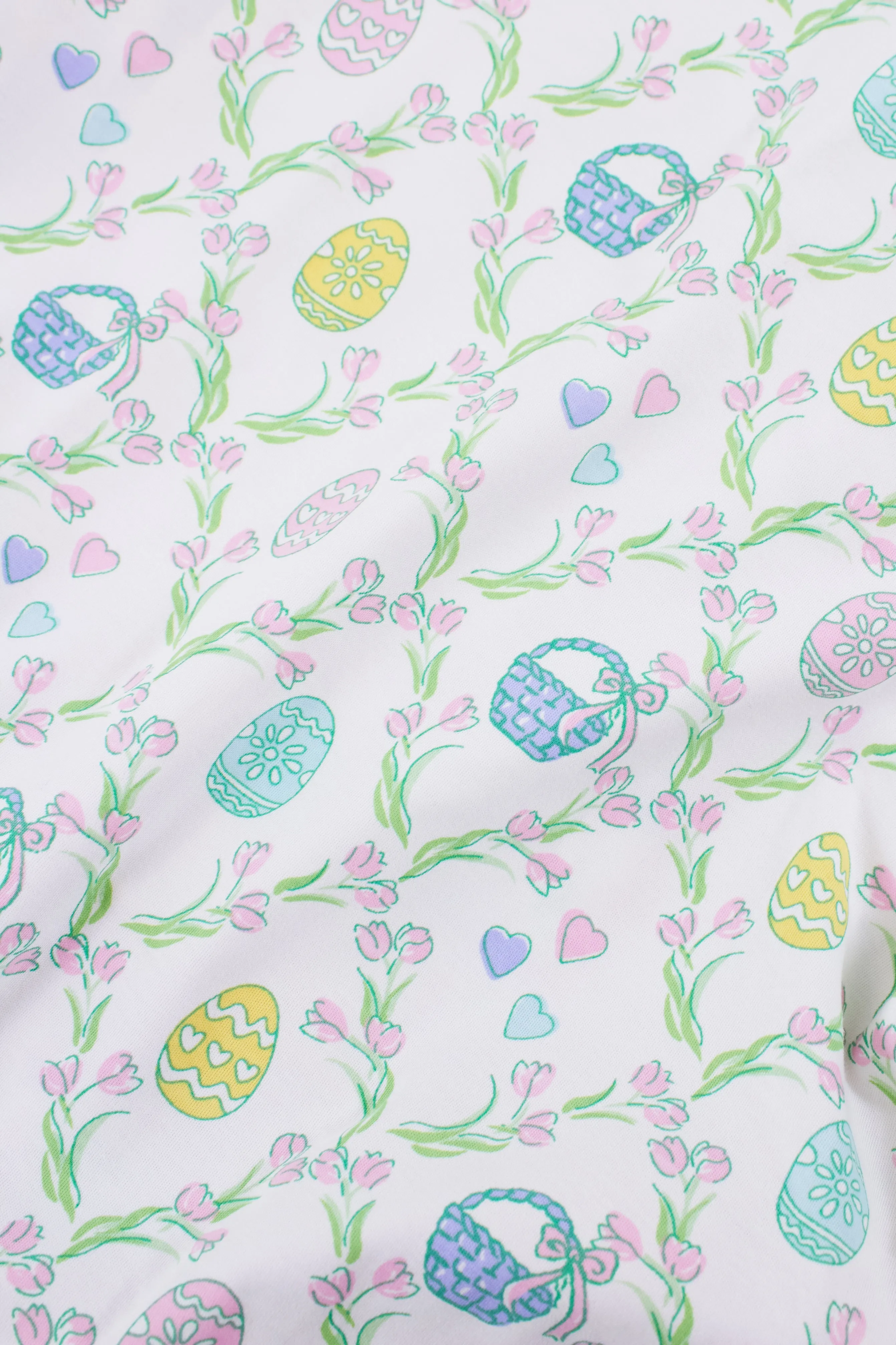 Tulip Trellis Long Sleeve Polo Pajamas sold by Roller Rabbit product image thumbnail 5
