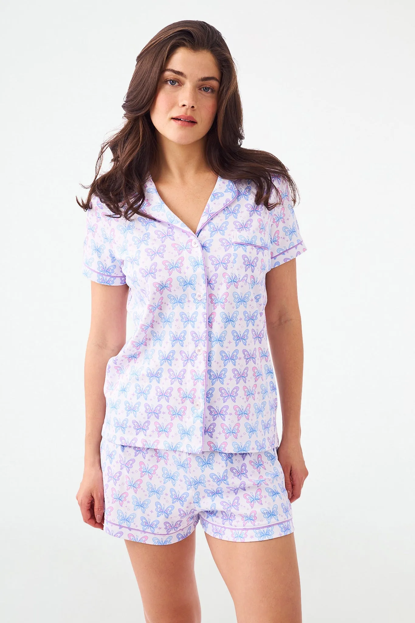 Flutter Polo Pajamas sold by Roller Rabbit