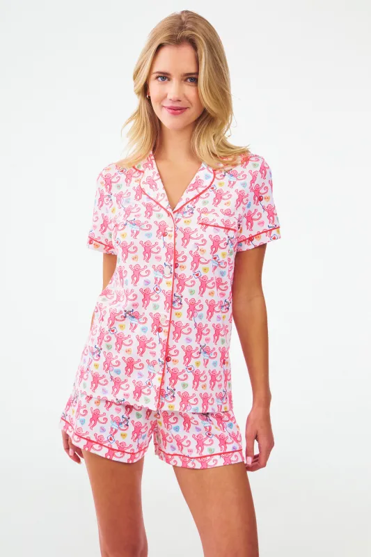 Be My Monkey Polo Pajamas sold by Roller Rabbit