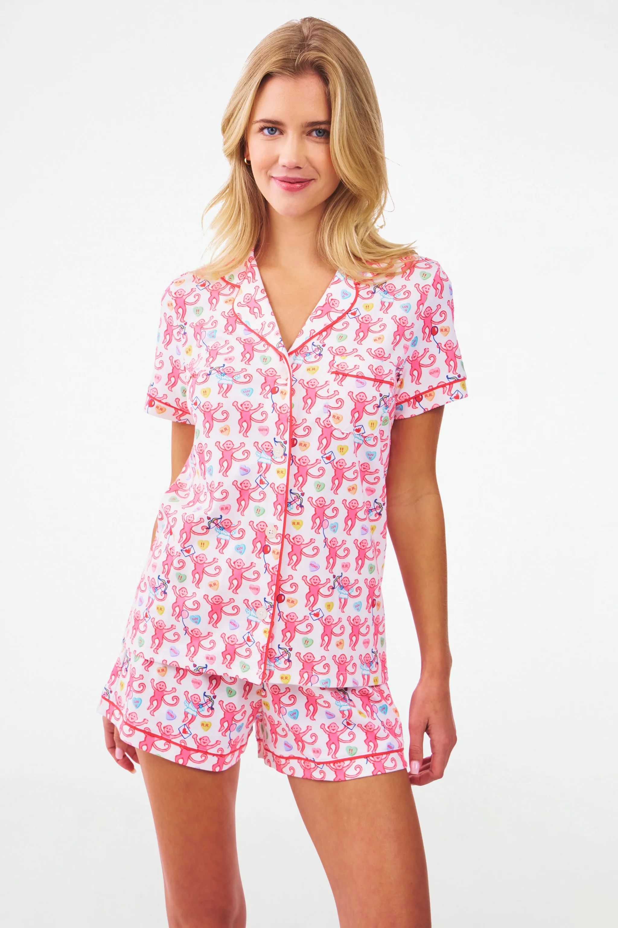 Be My Monkey Polo Pajamas sold by Roller Rabbit