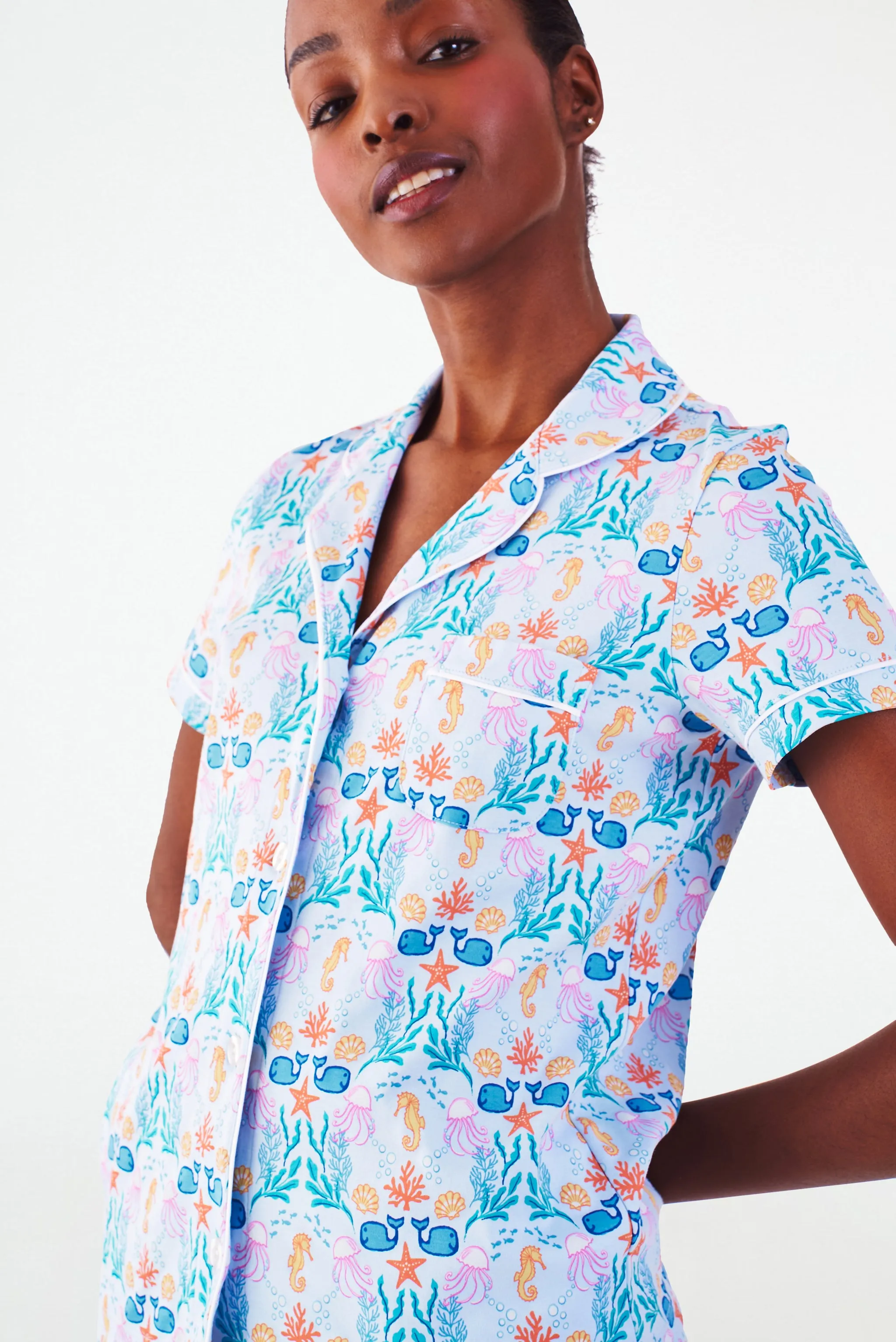 Under The Sea Polo Pajamas sold by Roller Rabbit product image thumbnail 2