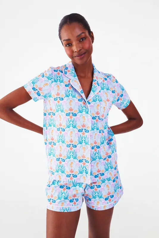 Under The Sea Polo Pajamas sold by Roller Rabbit