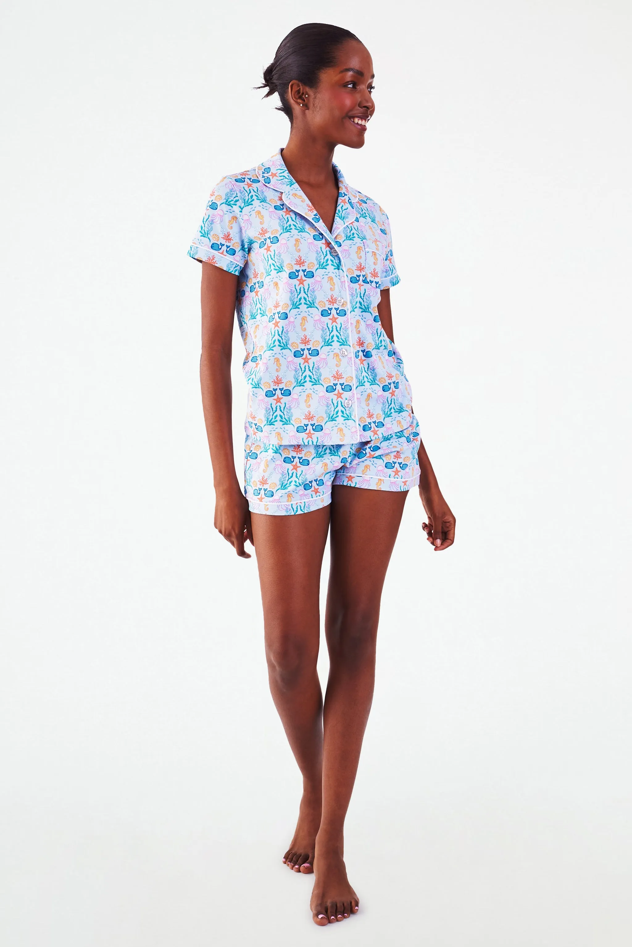 Under The Sea Polo Pajamas sold by Roller Rabbit product image thumbnail 4