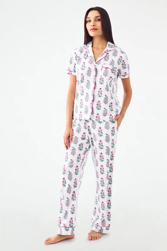 Wild Rose Fiora Pajamas made by Roller Rabbit