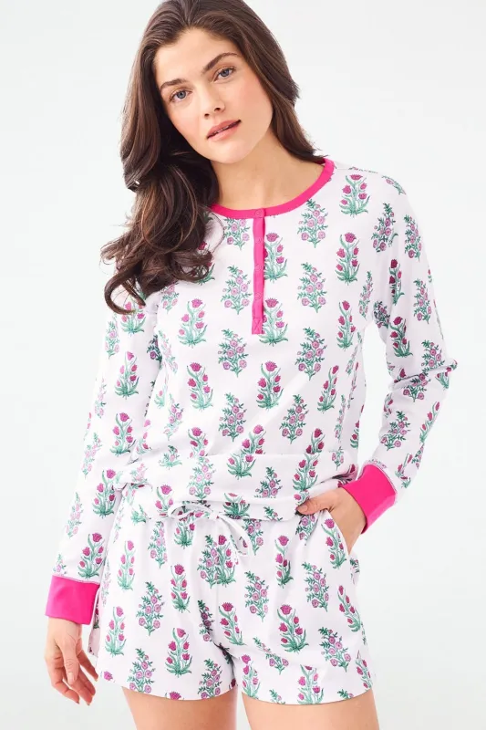 Wild Rose Hunter Pajamas made by Roller Rabbit