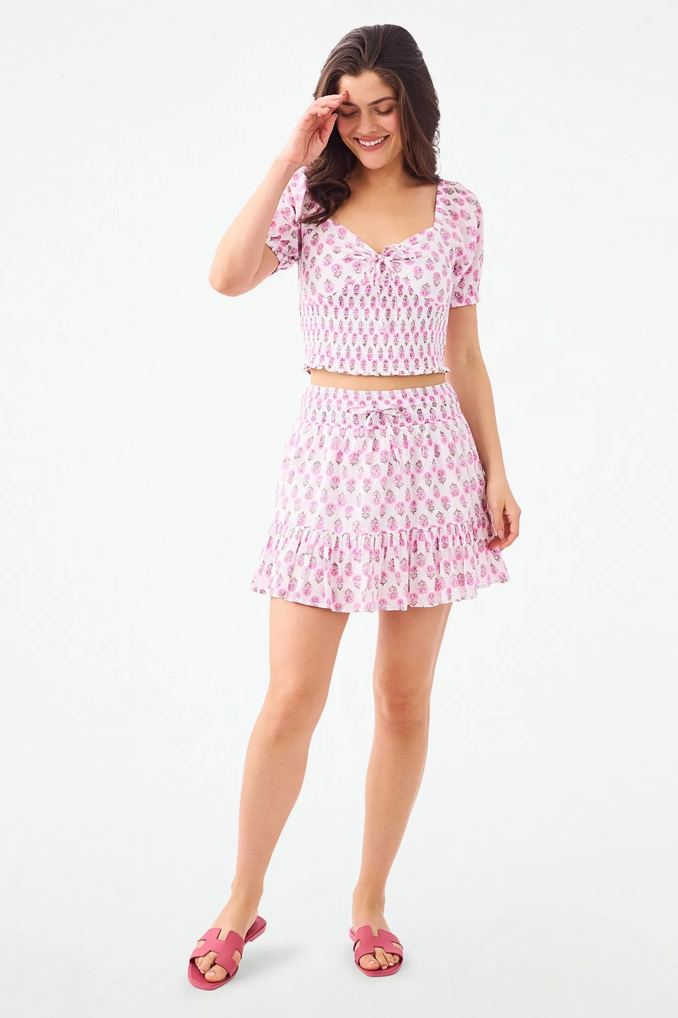 Daisy Paisley Peyton Skirt sold by Roller Rabbit product image thumbnail 4
