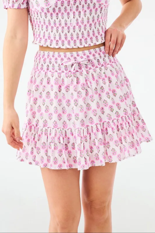 Daisy Paisley Peyton Skirt made by Roller Rabbit