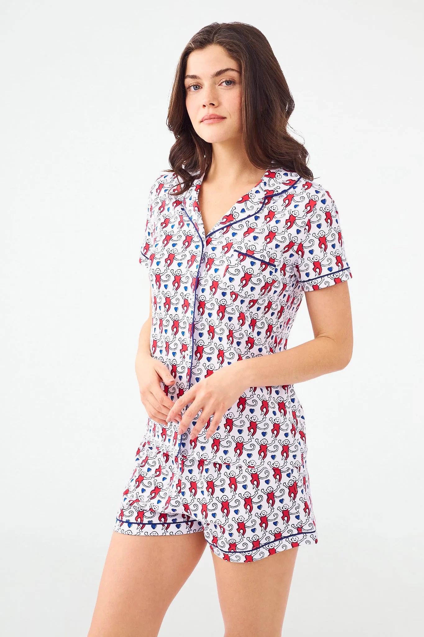 Lovely Monkey Polo Pajamas sold by Roller Rabbit product image thumbnail 3