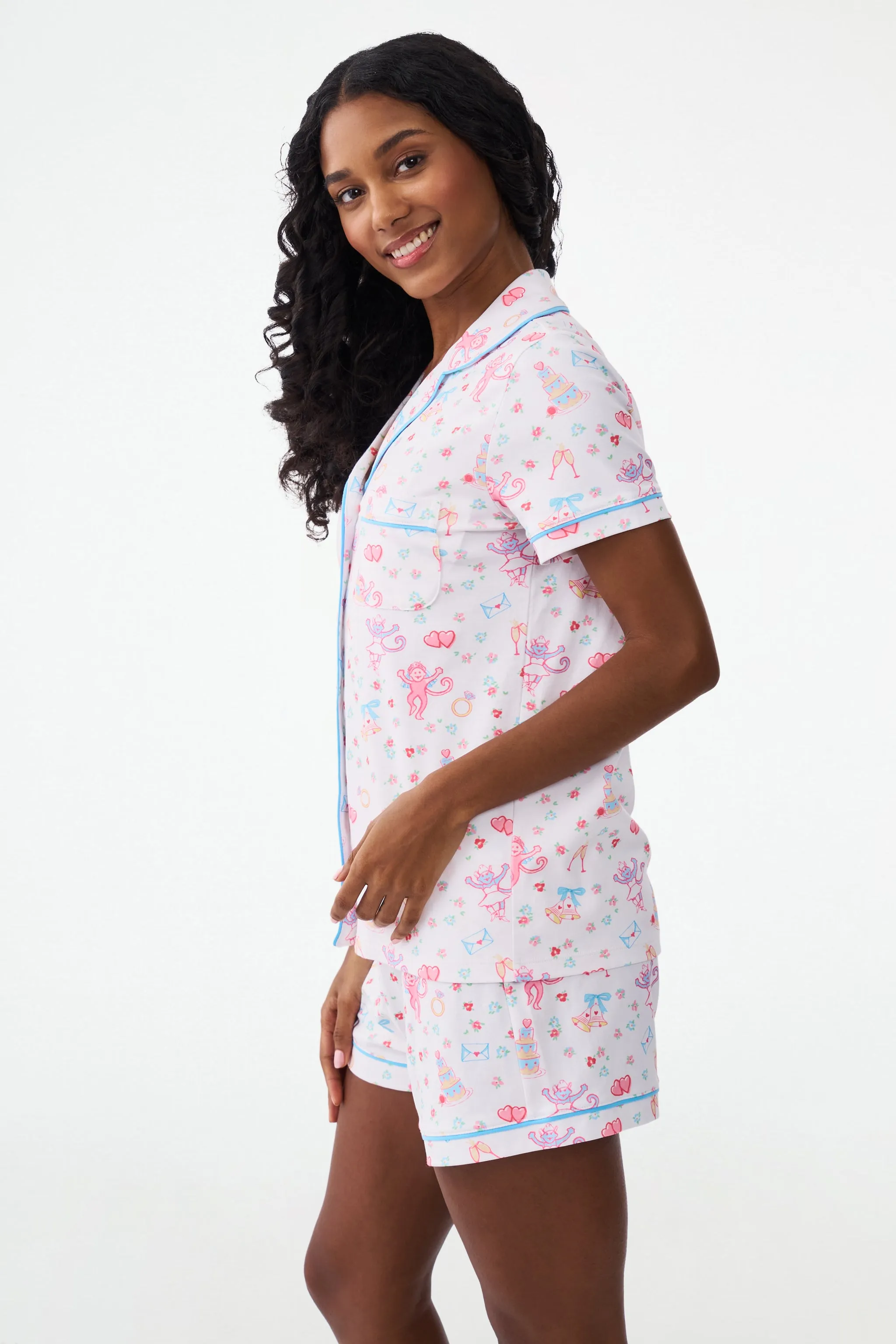 Monkey Said Yes Polo Pajamas sold by Roller Rabbit product image thumbnail 3