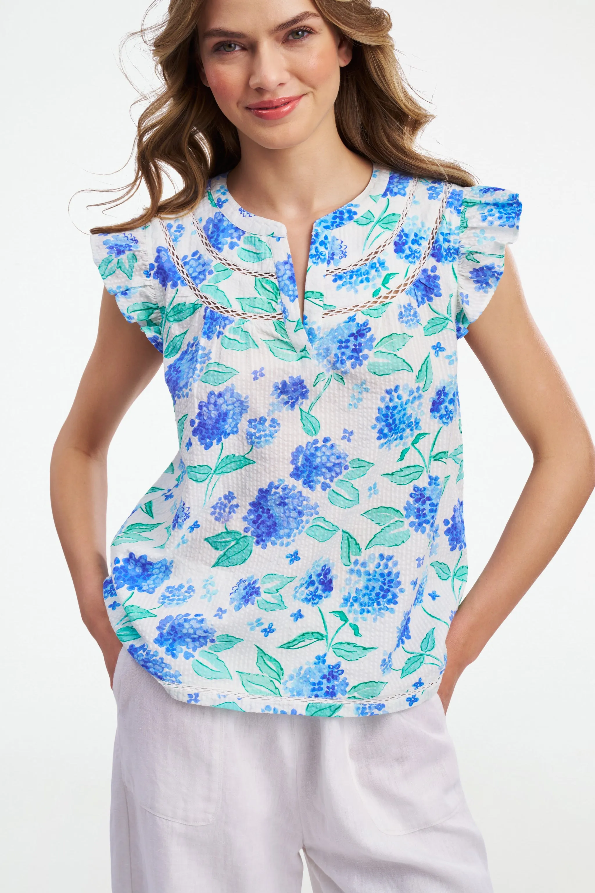 Hydrangea Emerson Top sold by Roller Rabbit