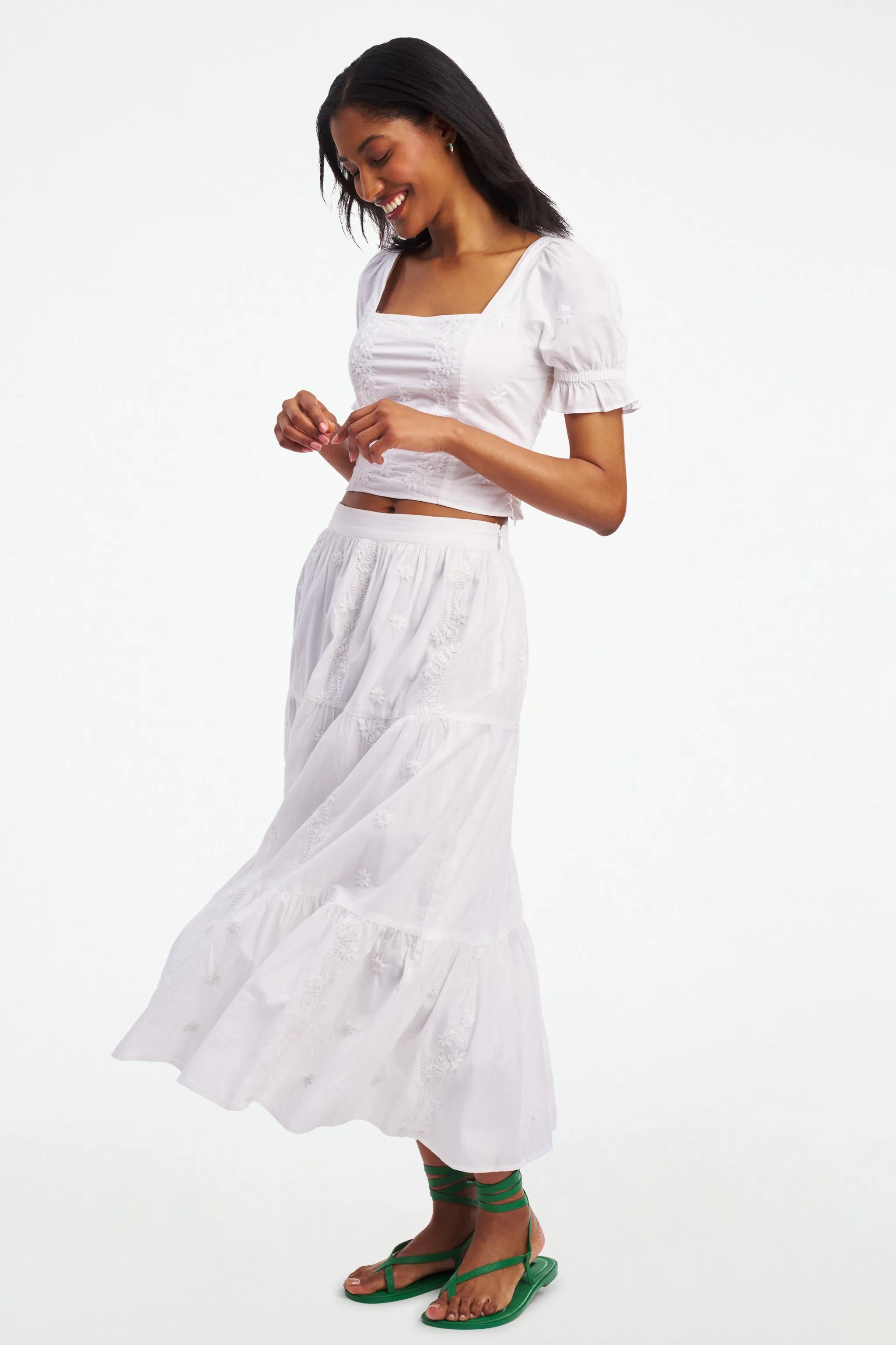 Vanna Embroidery Carlisa Skirt sold by Roller Rabbit product image thumbnail 5