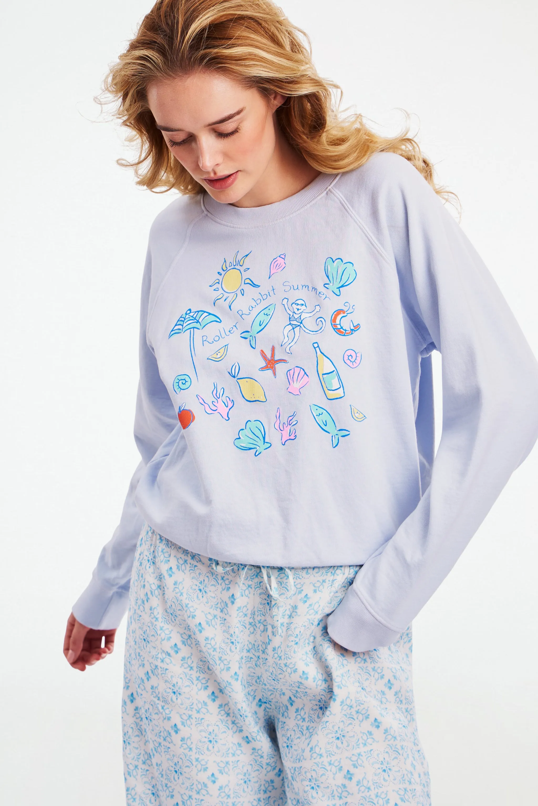 By The Sea Classic Crewneck sold by Roller Rabbit product image thumbnail 3