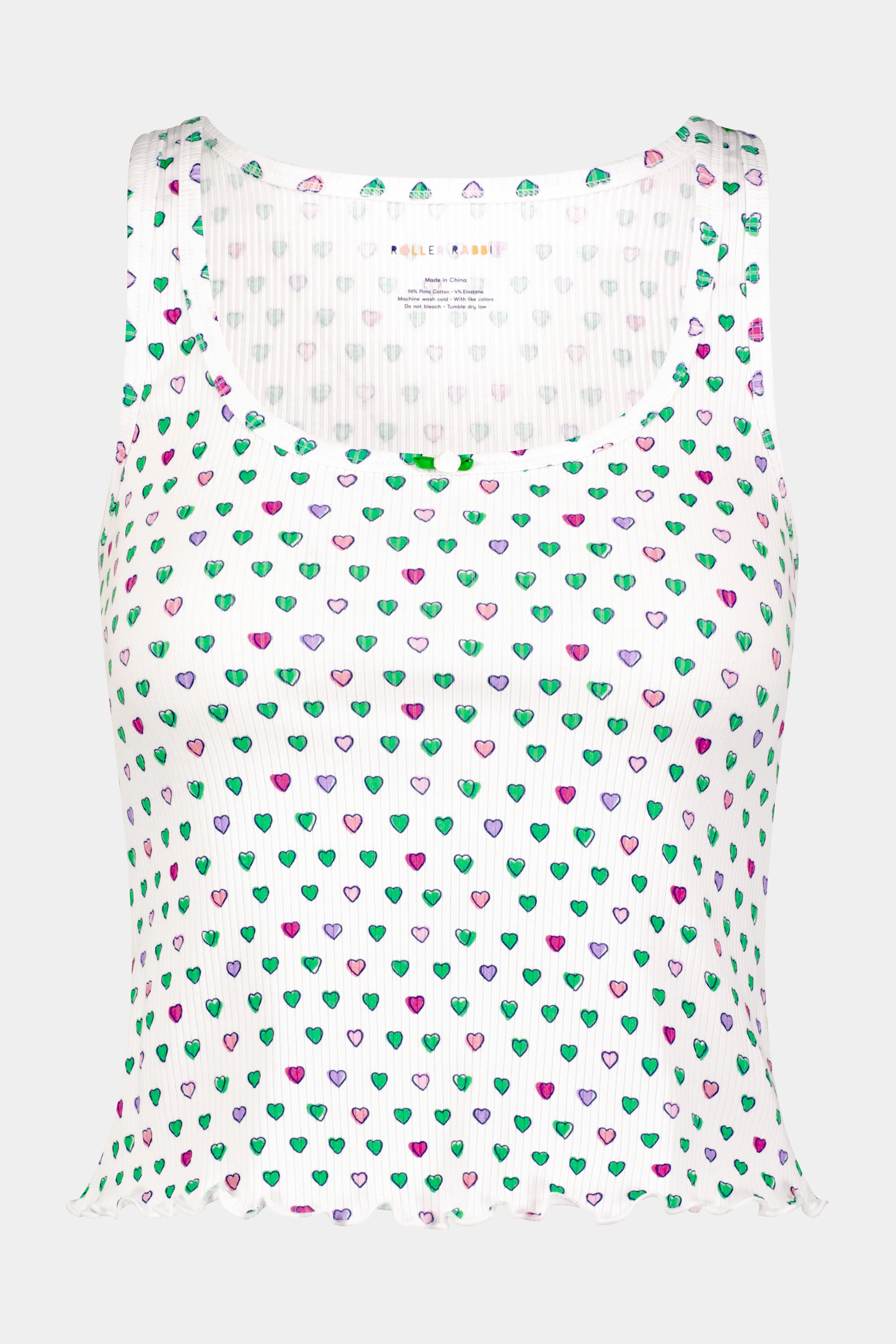 Pop Hearts Astor Tank sold by Roller Rabbit product image thumbnail 2