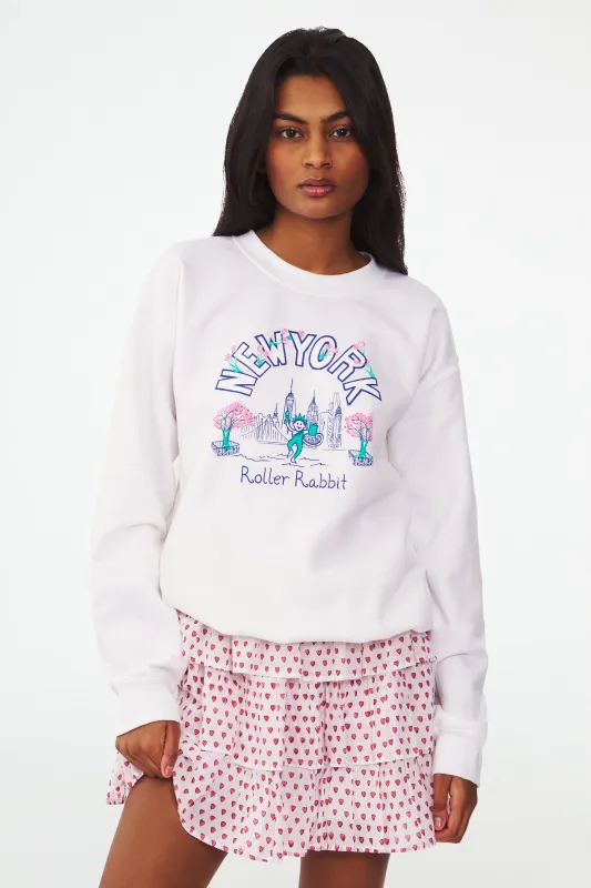 City Bloom Crewneck sold by Roller Rabbit