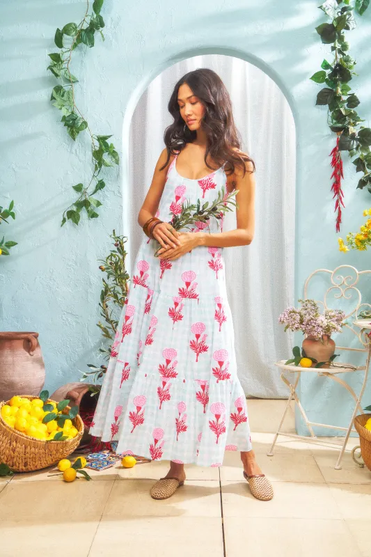 Dakota Dress - Pink Embroidery | Parallel
