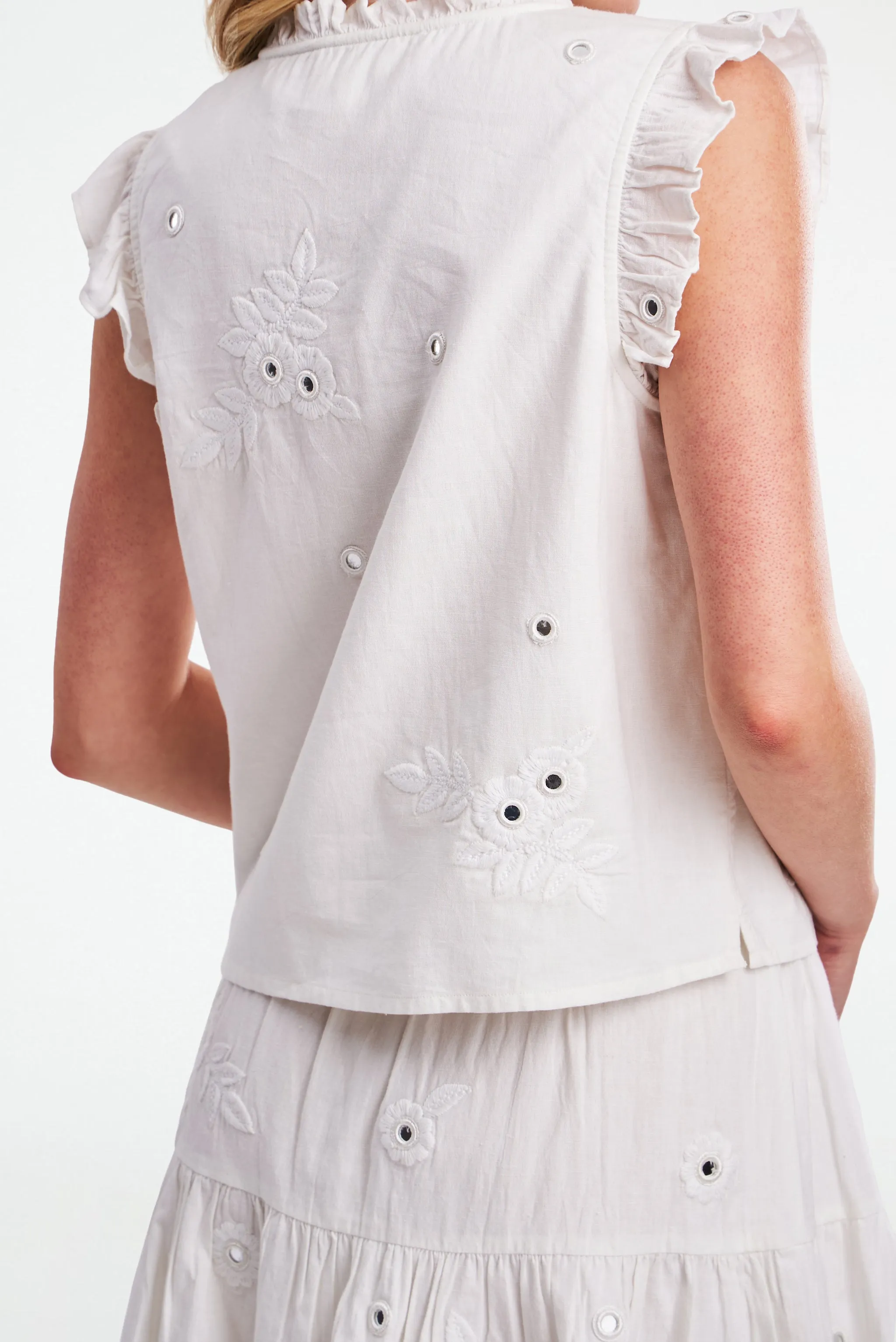 Gloriosa Embroidery Steffie Top sold by Roller Rabbit product image thumbnail 3