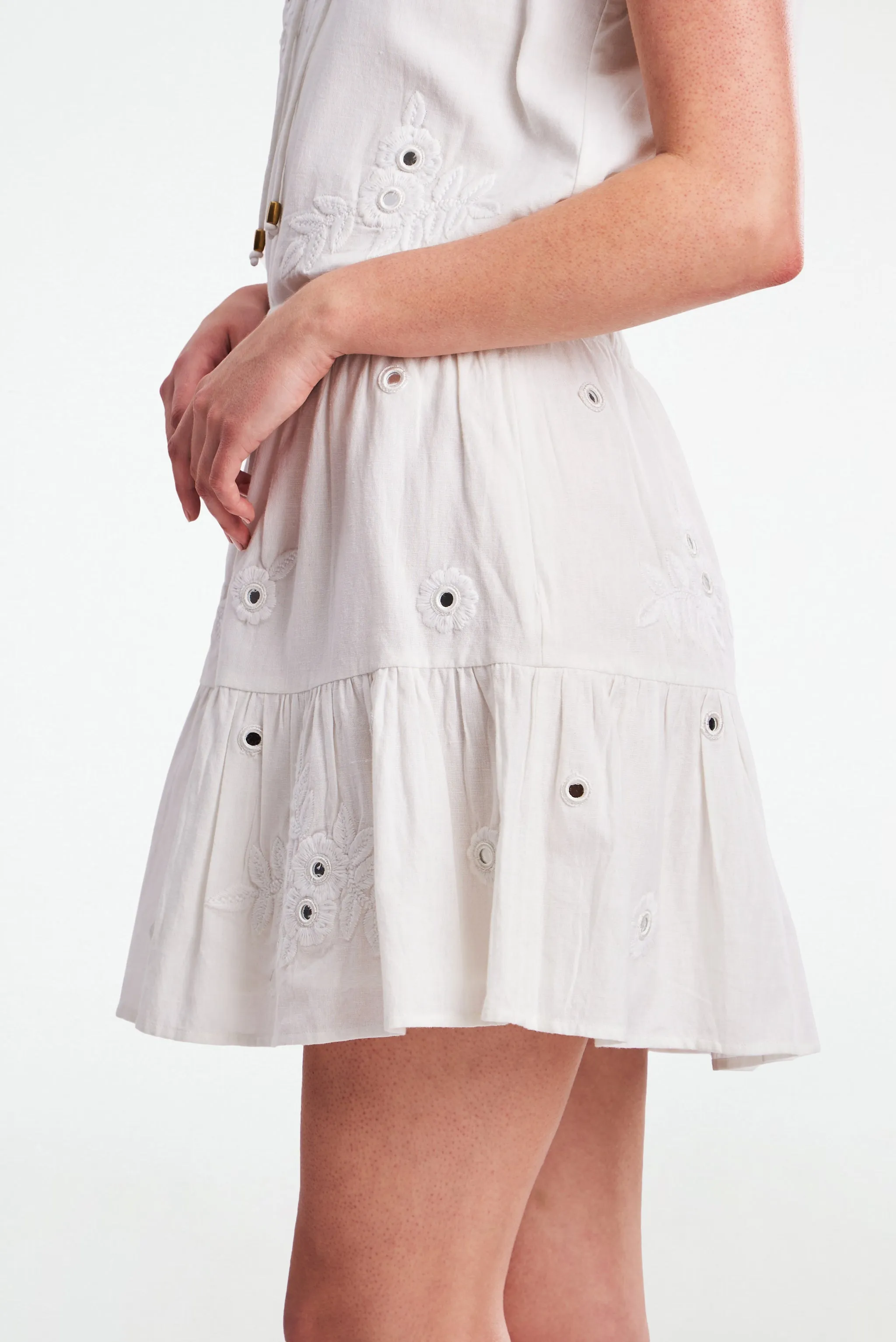 Gloriosa Embroidery Fleet Skirt sold by Roller Rabbit product image thumbnail 5