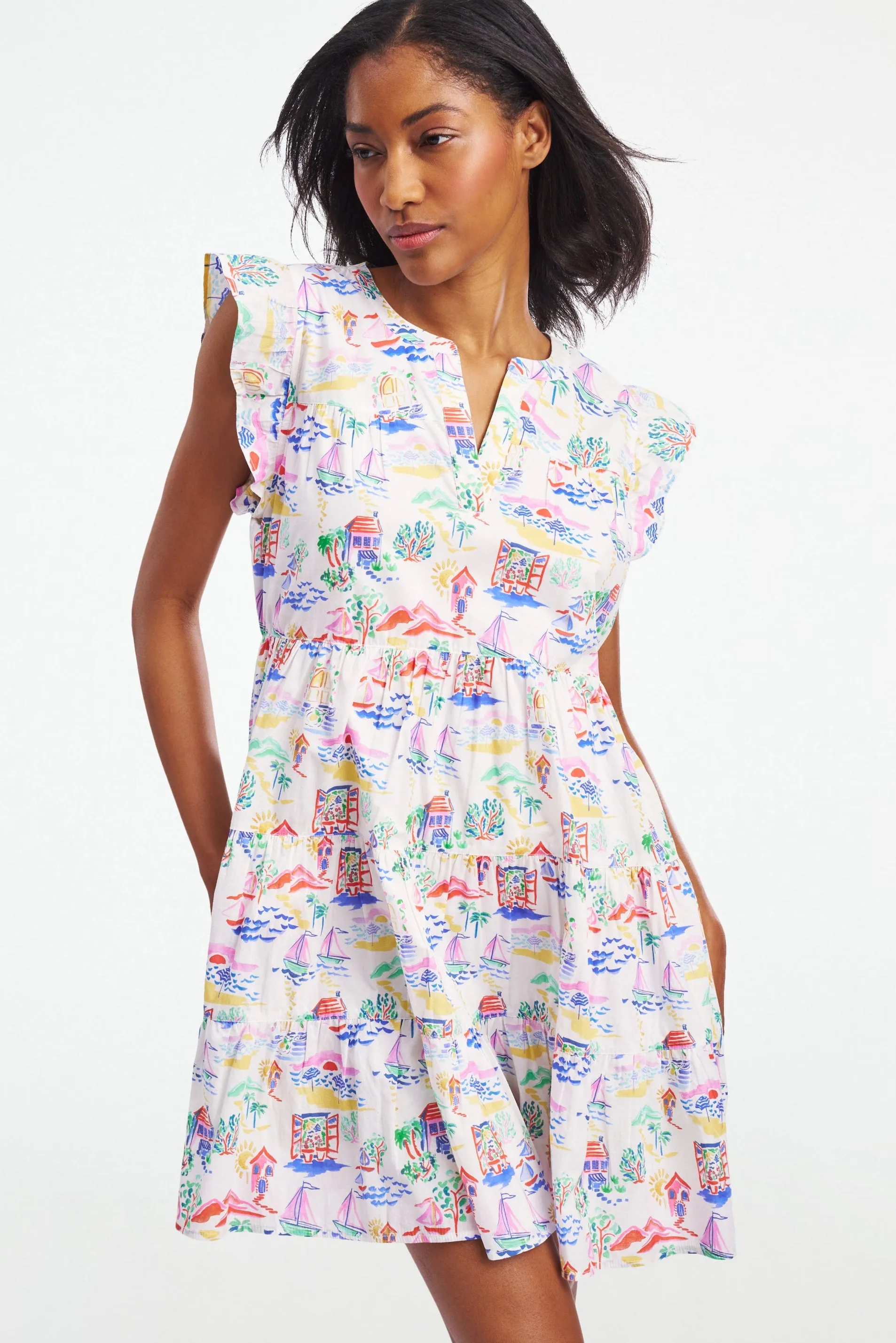 Riviera Scenic Pippa Dress sold by Roller Rabbit product image thumbnail 2