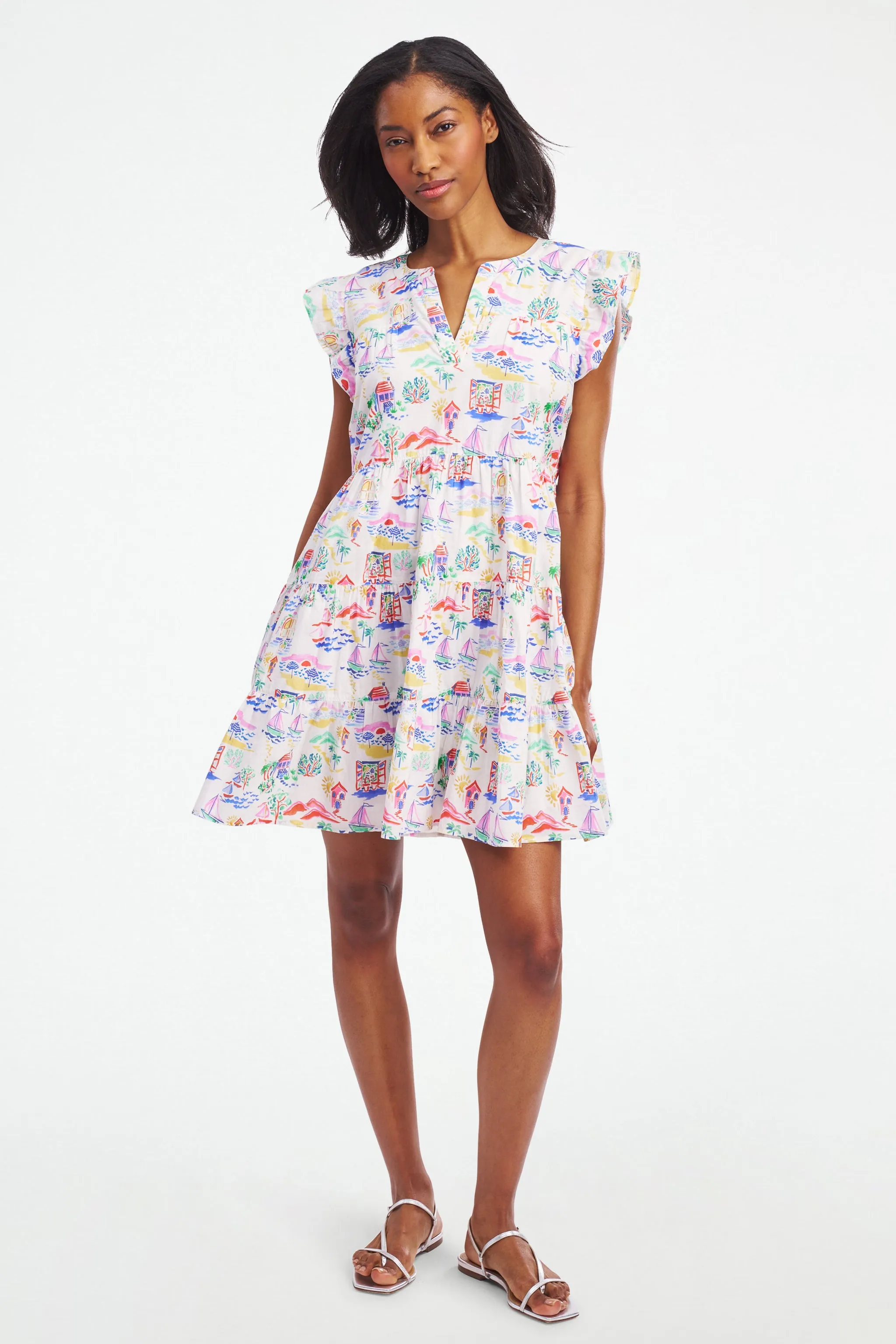 Riviera Scenic Pippa Dress sold by Roller Rabbit product image thumbnail 4